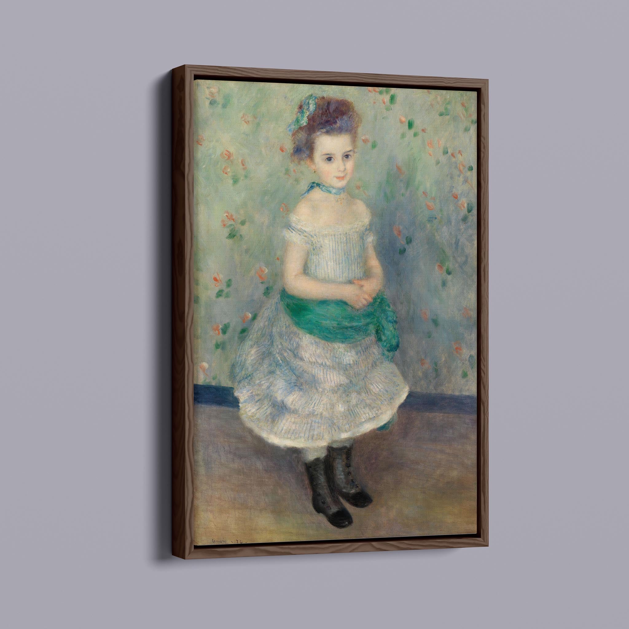 Portrait of Jeanne Durand-Ruel by Pierre Auguste Renoir