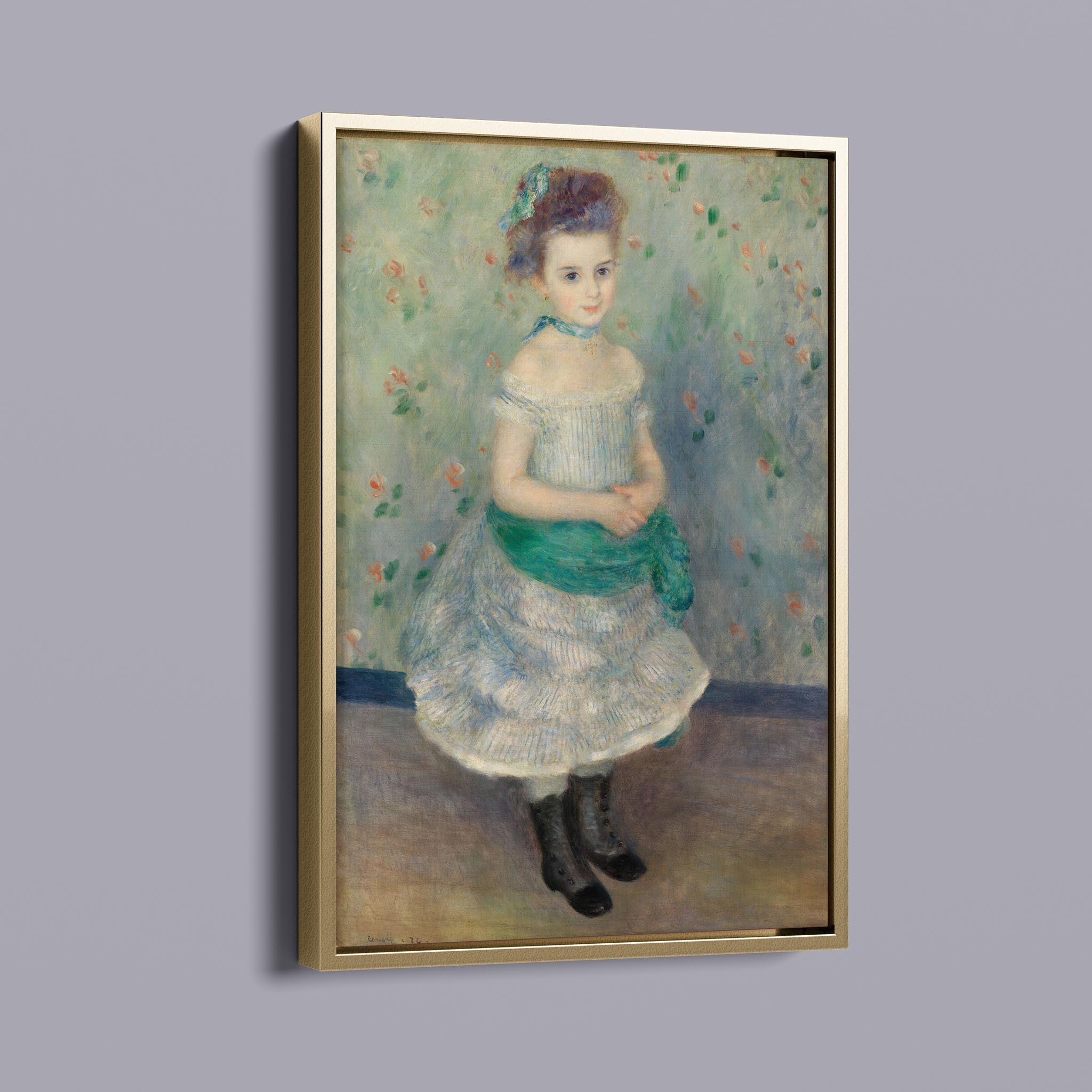 Portrait of Jeanne Durand-Ruel by Pierre Auguste Renoir