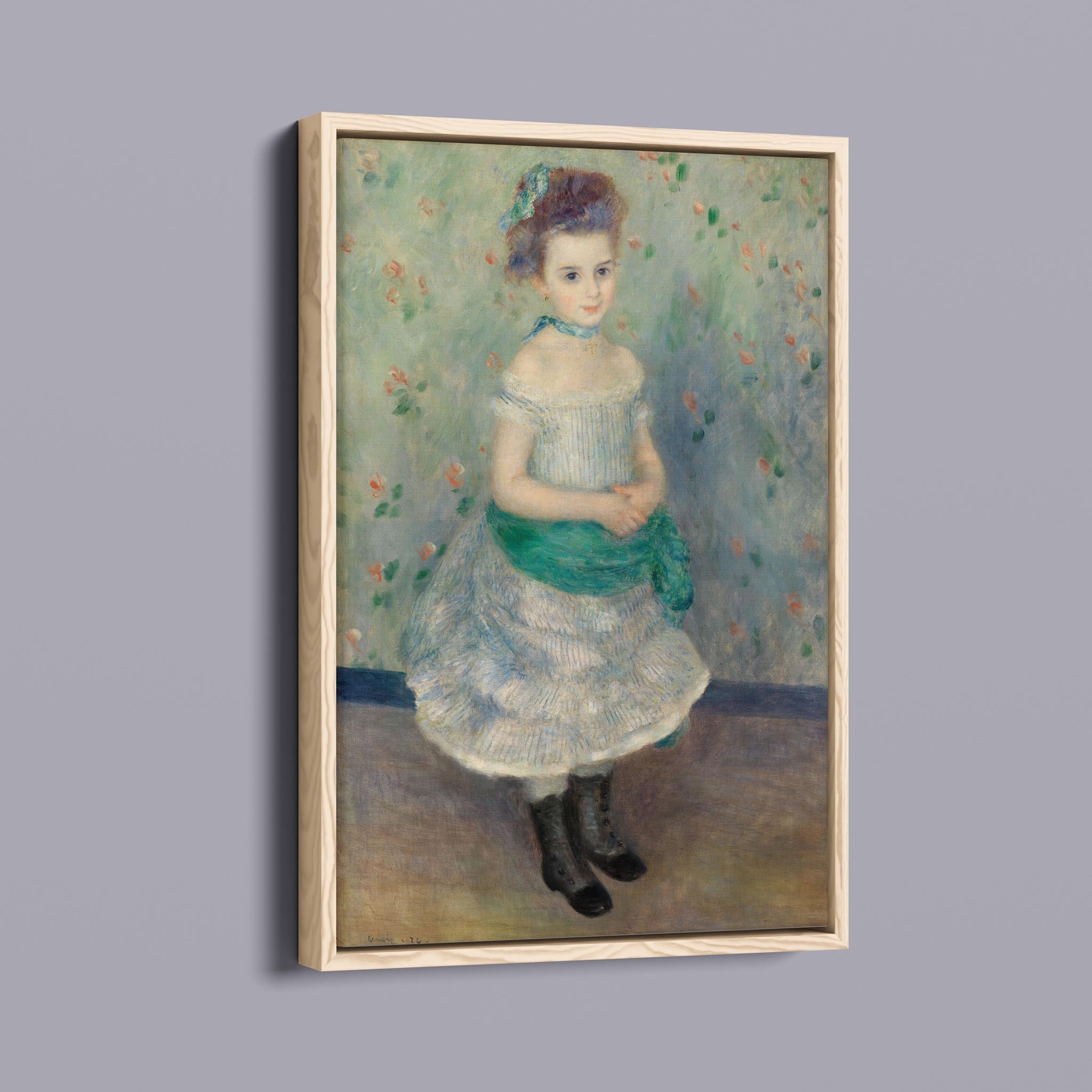Portrait of Jeanne Durand-Ruel by Pierre Auguste Renoir