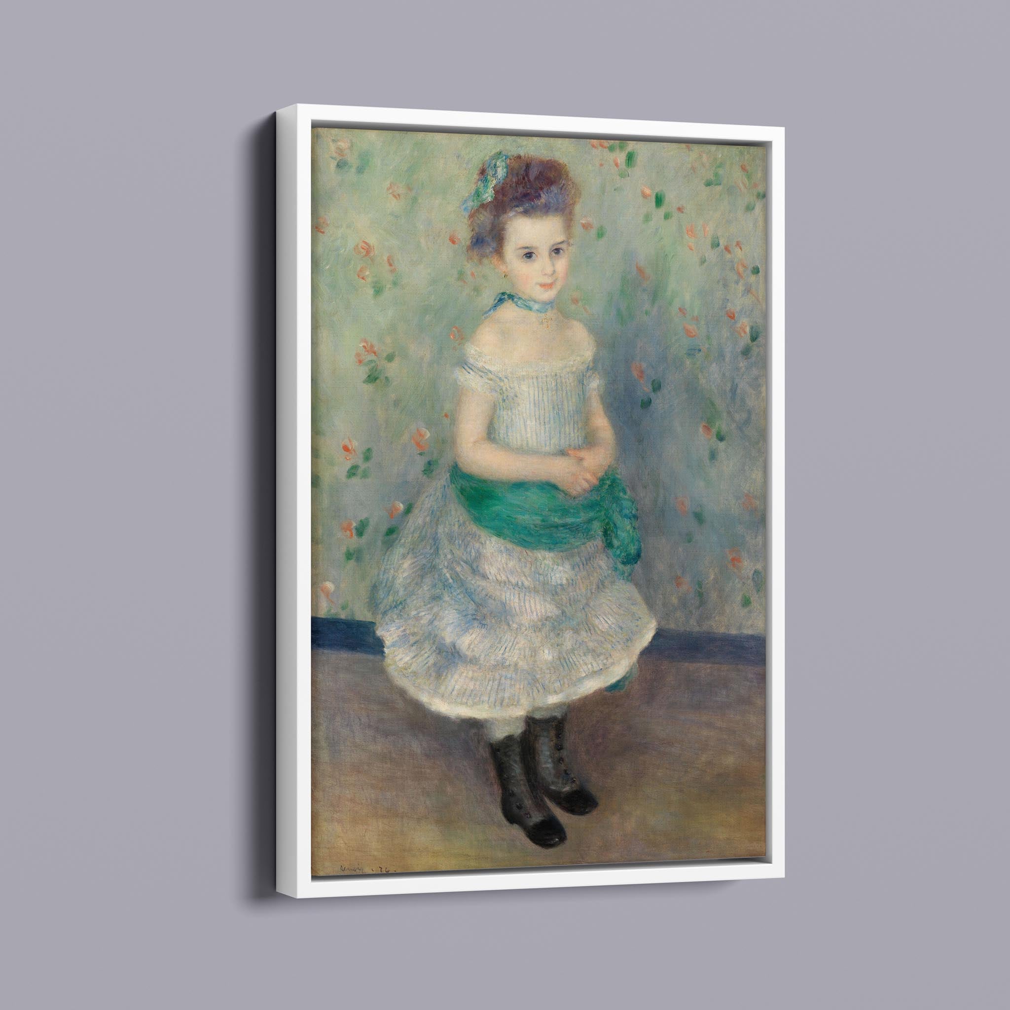 Portrait of Jeanne Durand-Ruel by Pierre Auguste Renoir