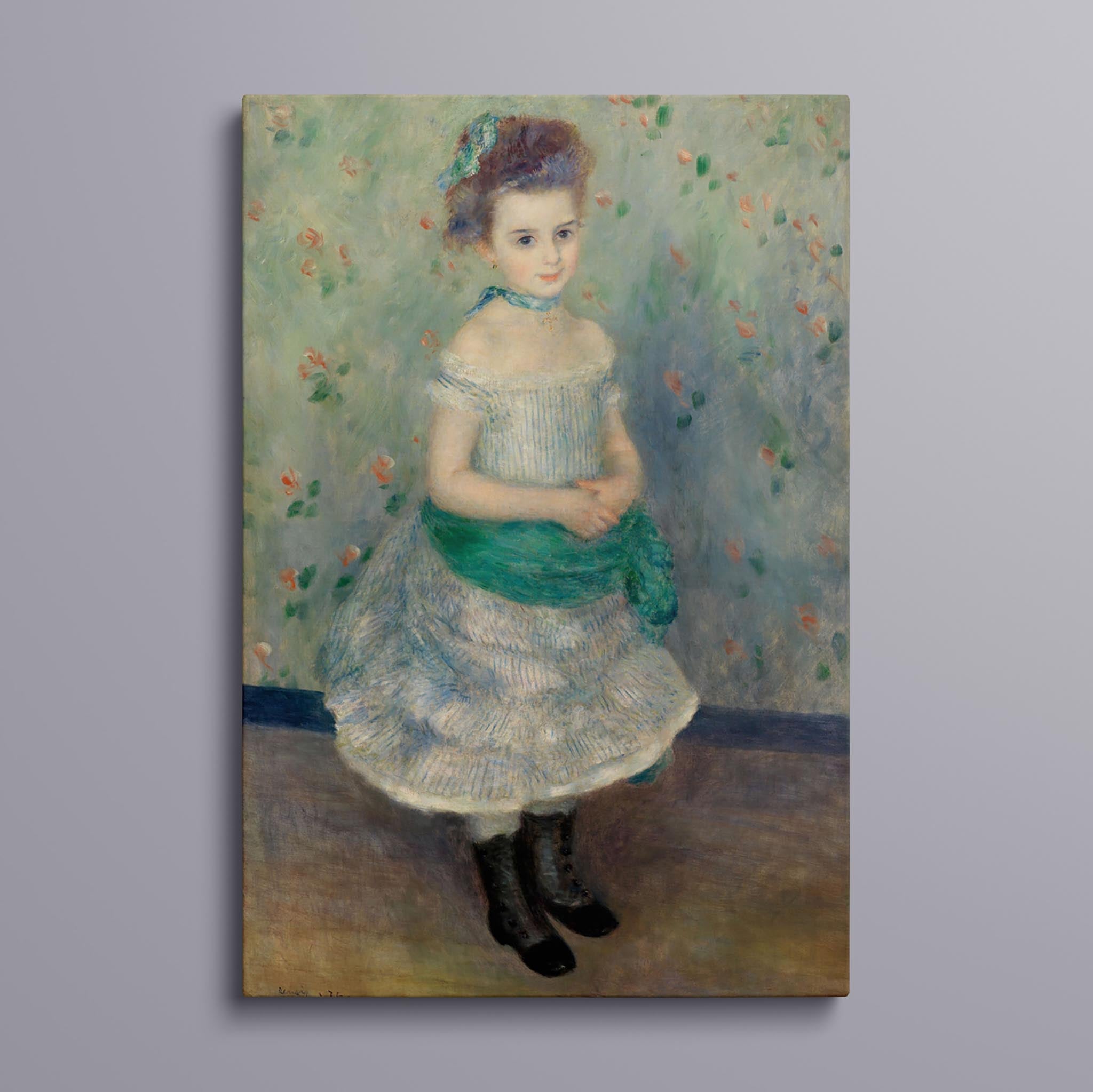 Portrait of Jeanne Durand-Ruel by Pierre Auguste Renoir