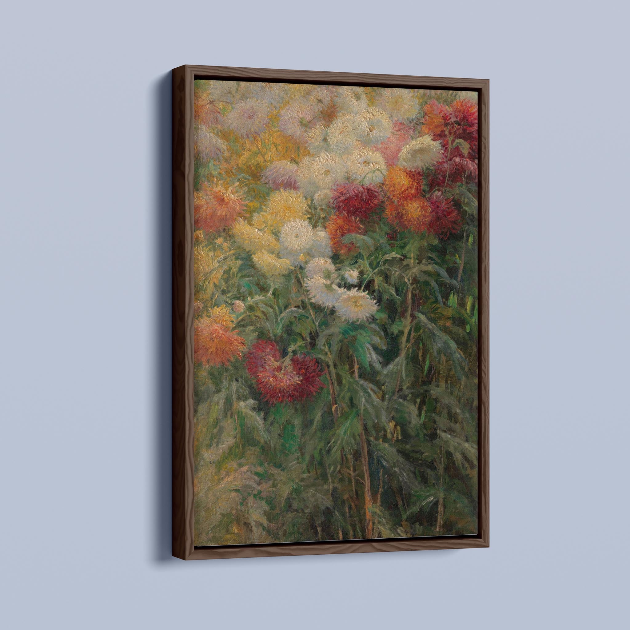 Chrysanthemums in the Garden at Petit-Gennevilliers