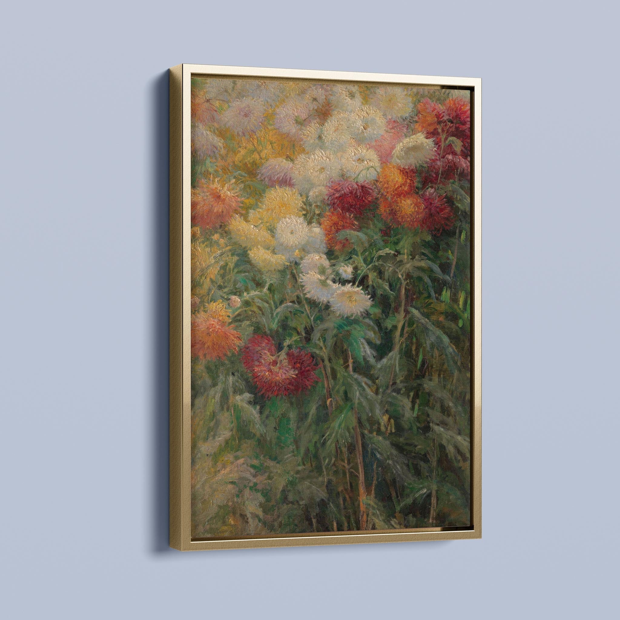 Chrysanthemums in the Garden at Petit-Gennevilliers