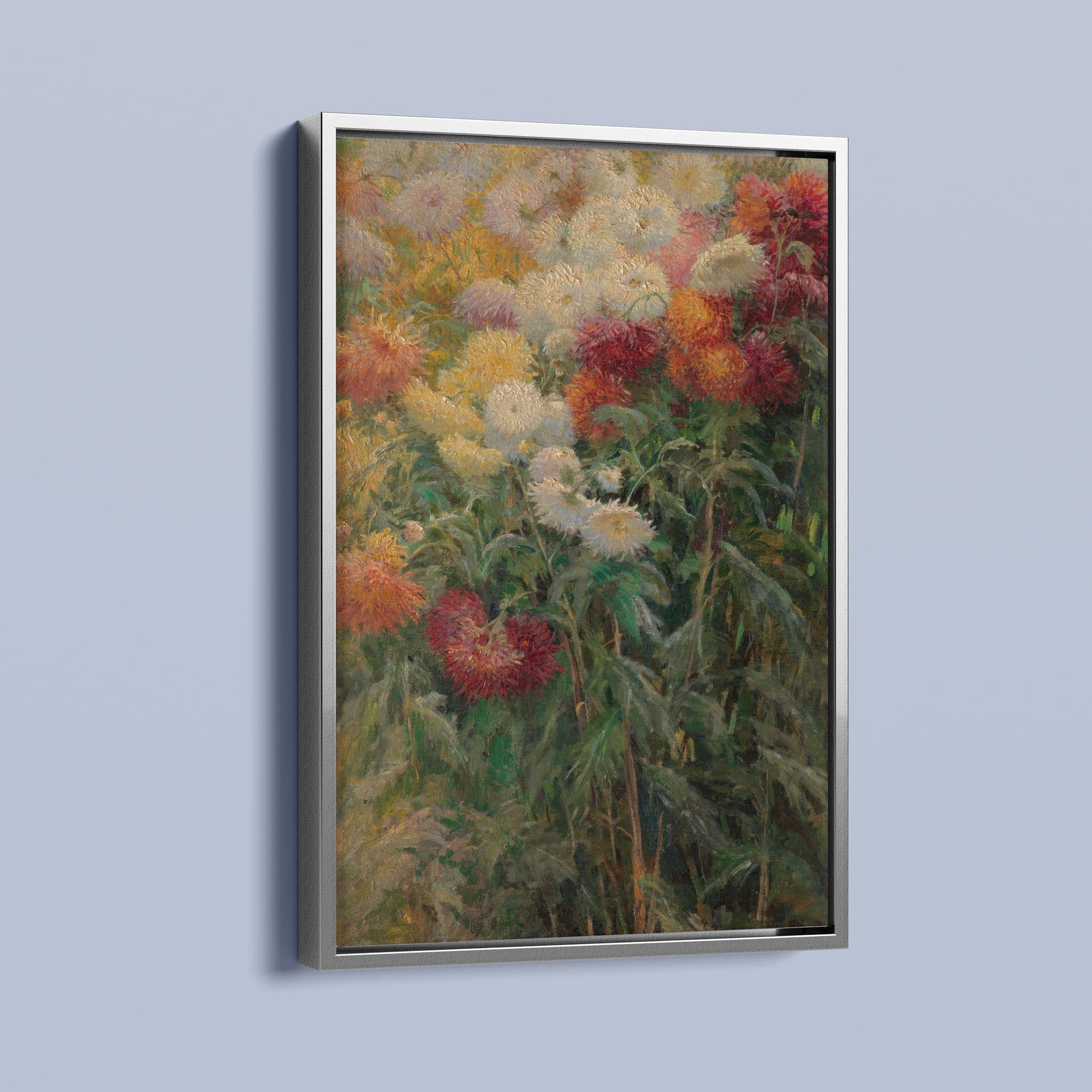 Chrysanthemums in the Garden at Petit-Gennevilliers