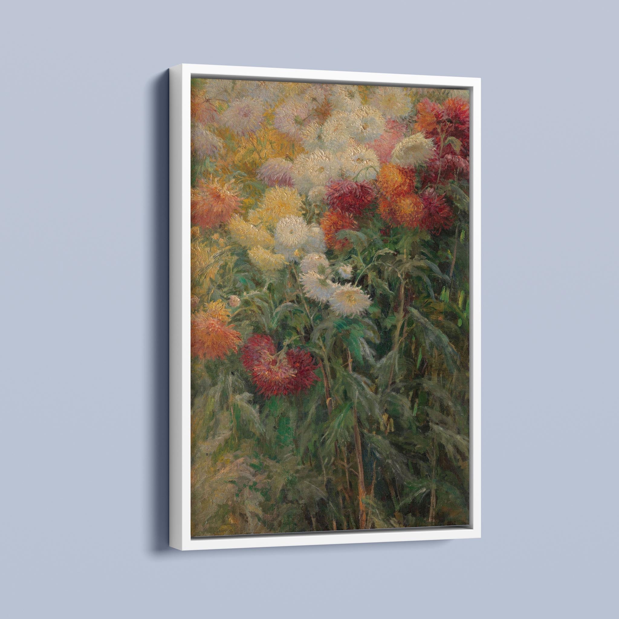 Chrysanthemums in the Garden at Petit-Gennevilliers