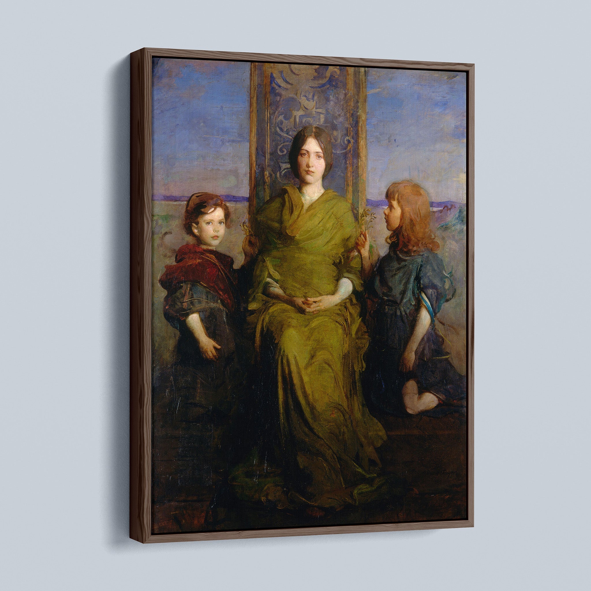 My Children - Mary, Gerald, and Gladys Thayer by Abbot Handerson Thayer
