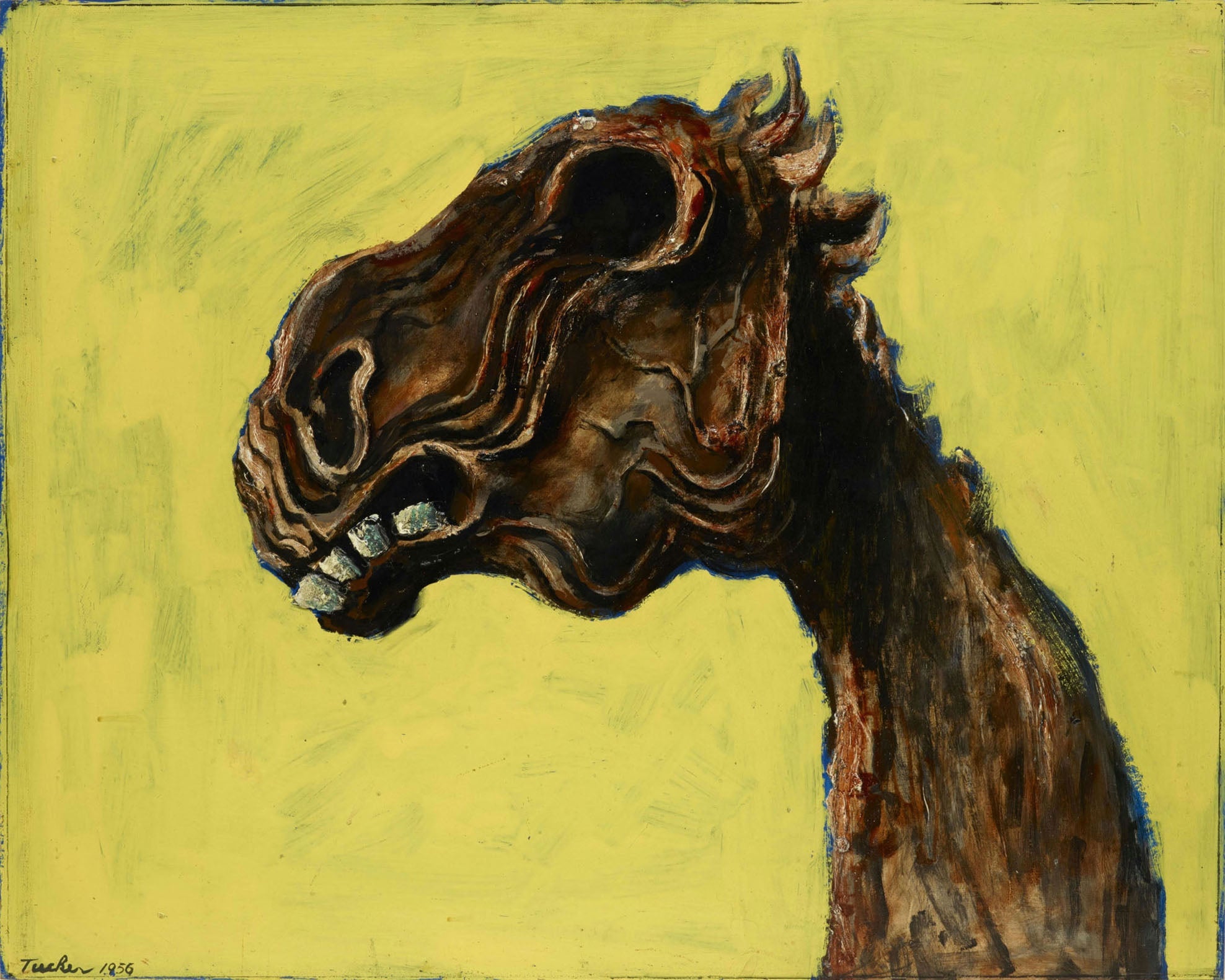 Apocalyptic horse by Albert Tucker