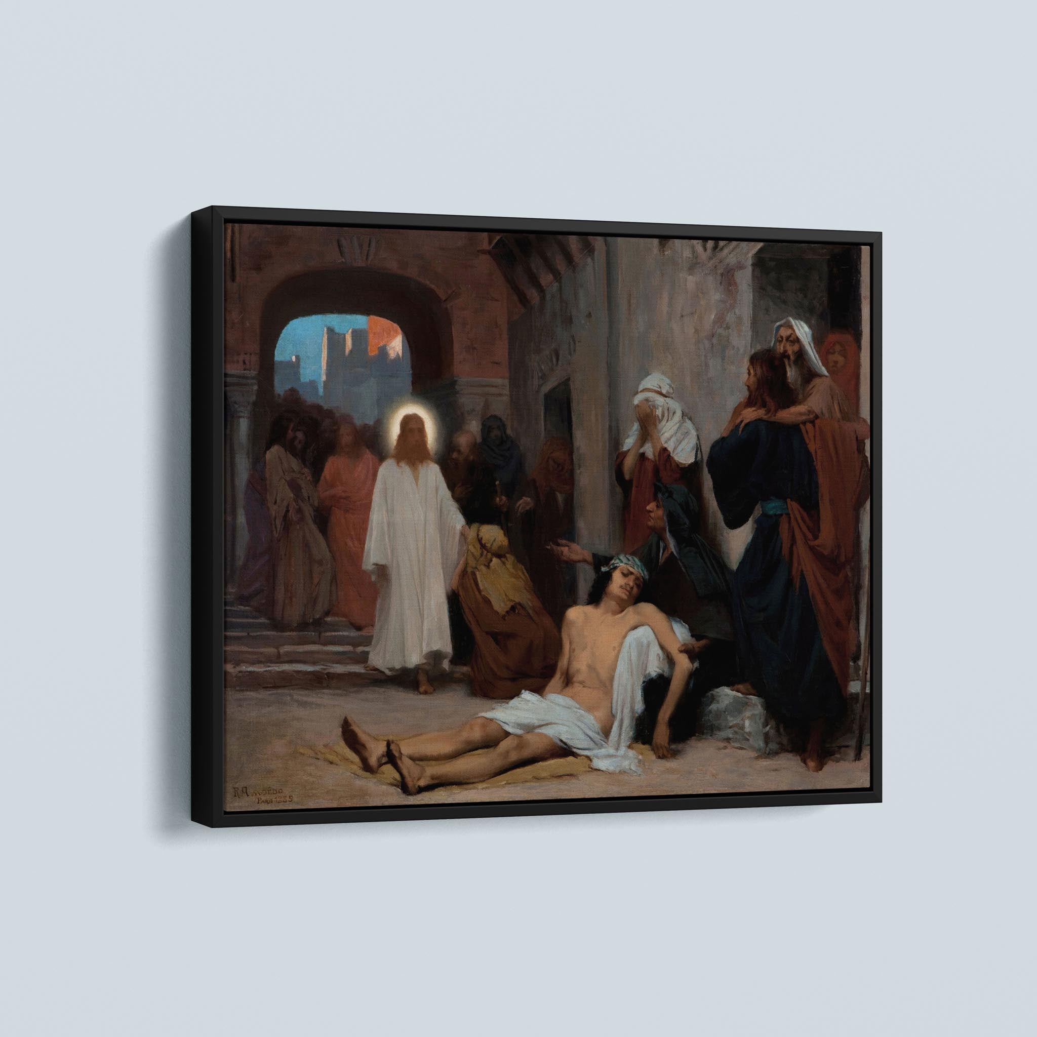 Study for Jesus em Cafpernaum by Rodolfo Amoedo1885