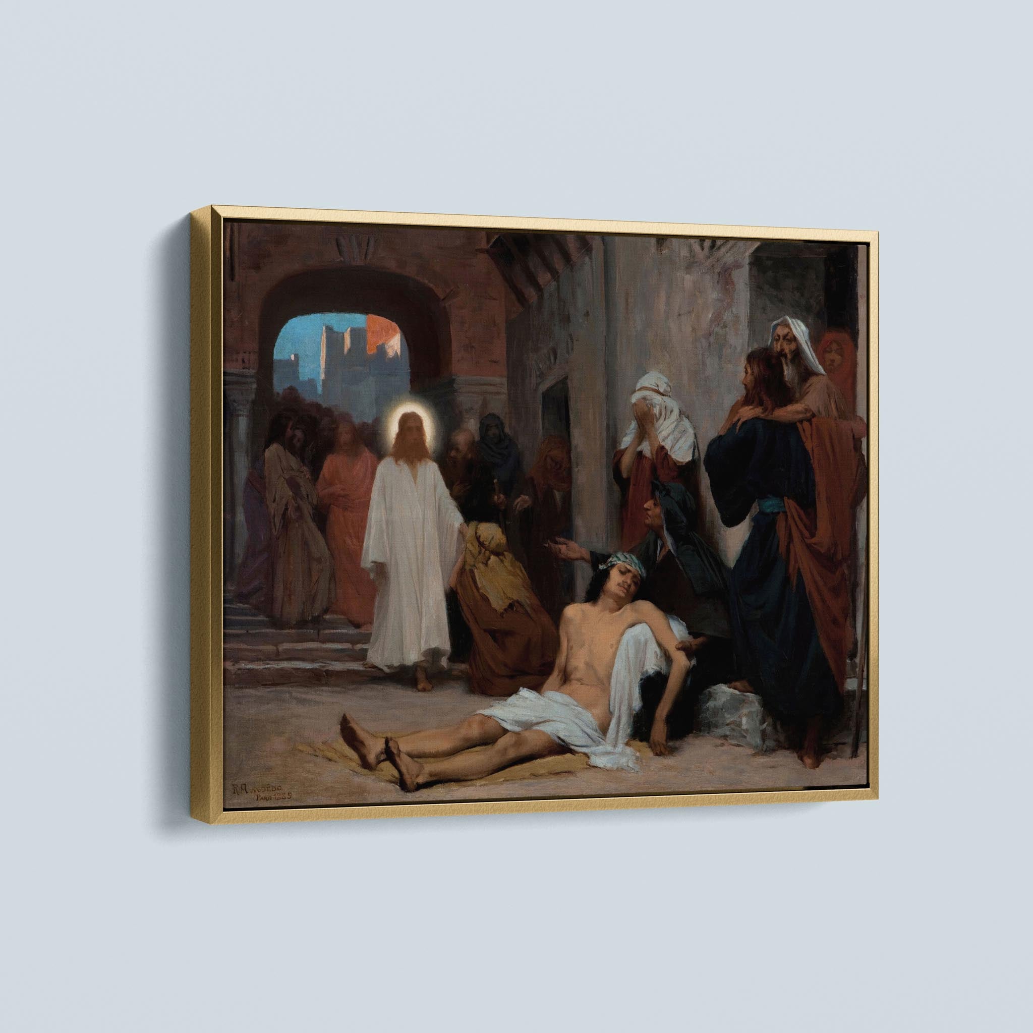 Study for Jesus em Cafpernaum by Rodolfo Amoedo1885