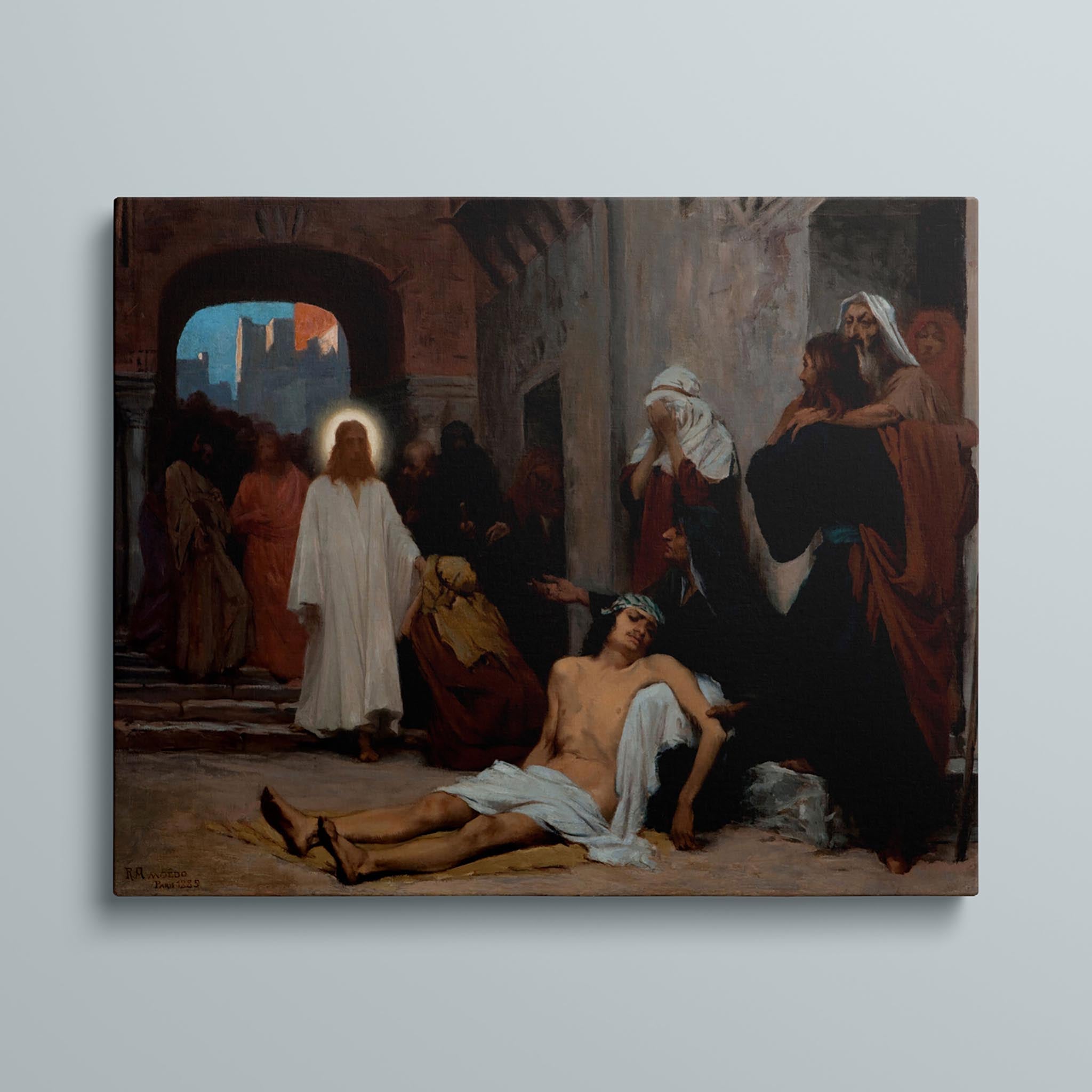 Study for Jesus em Cafpernaum by Rodolfo Amoedo1885