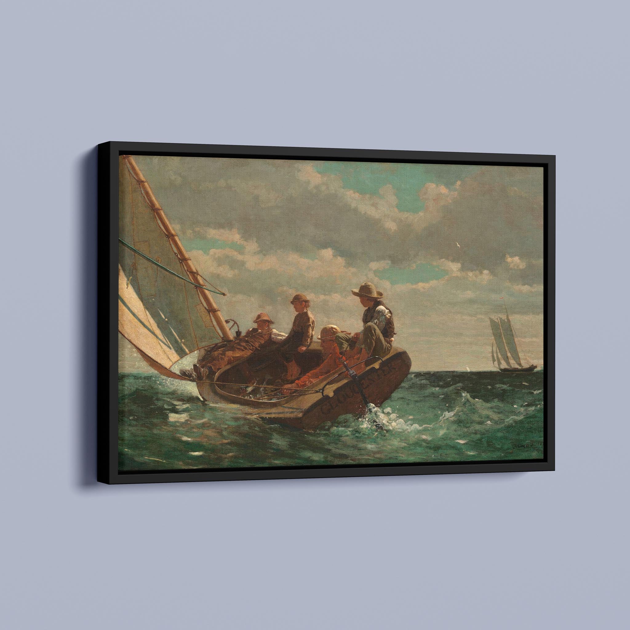 Breezing Up - A Fair Wind by Winslow Homer