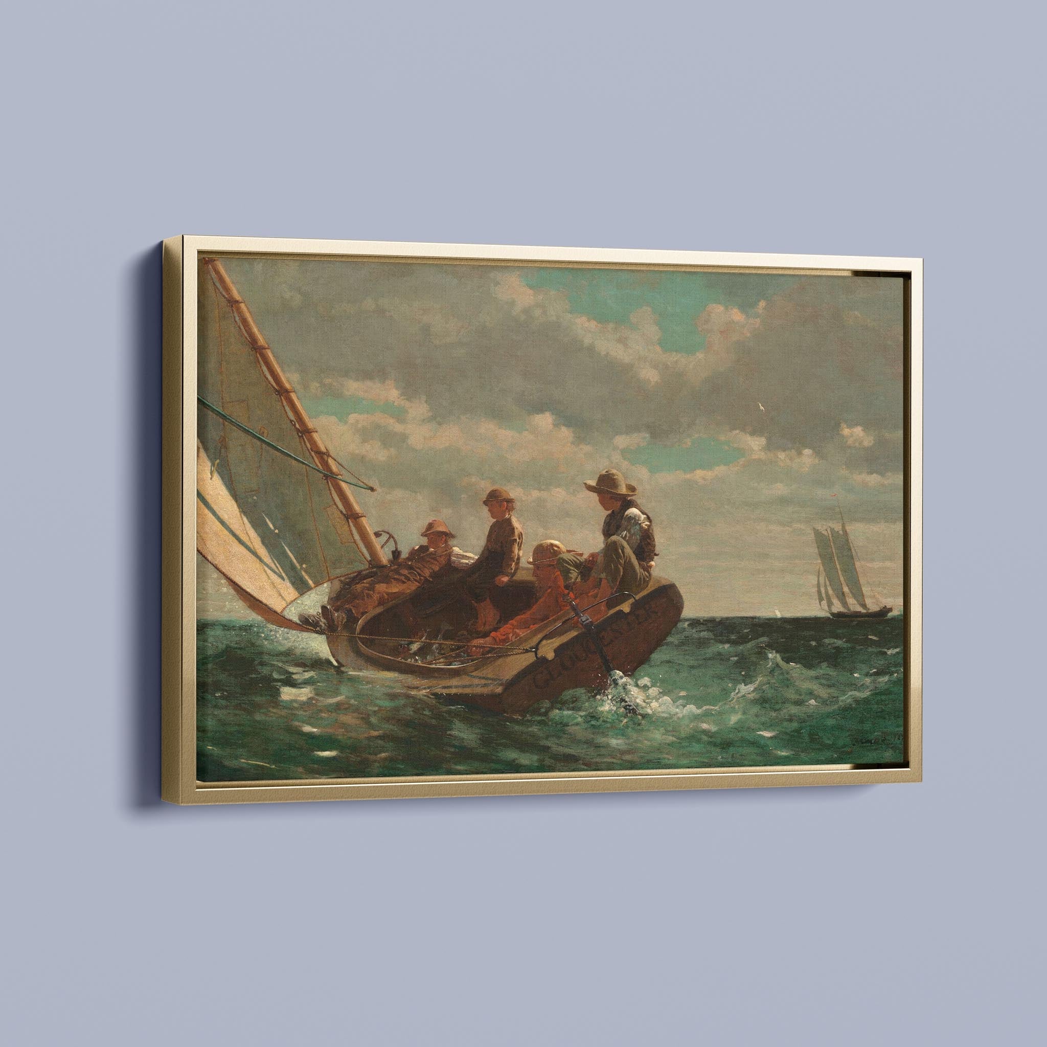 Breezing Up - A Fair Wind by Winslow Homer