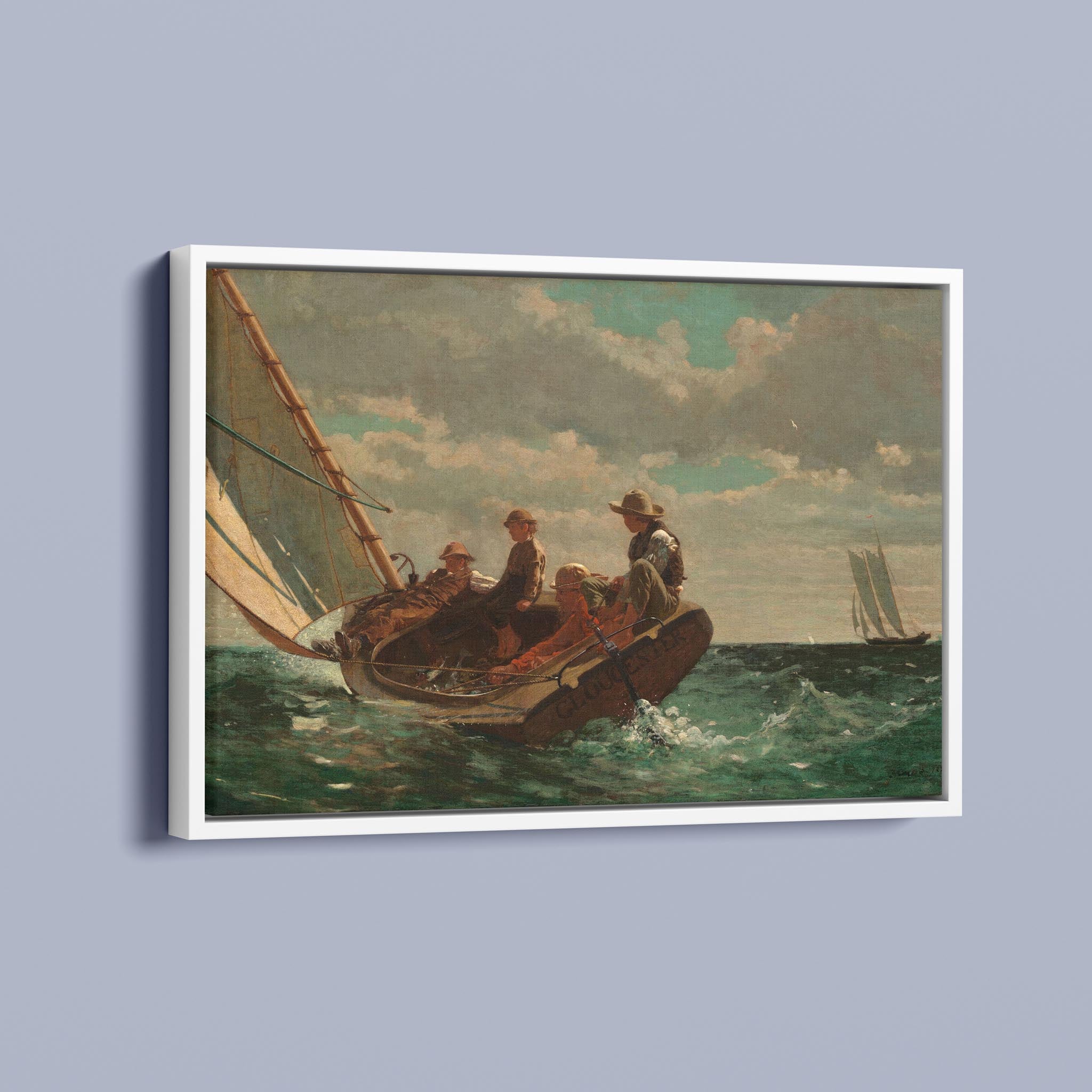 Breezing Up - A Fair Wind by Winslow Homer