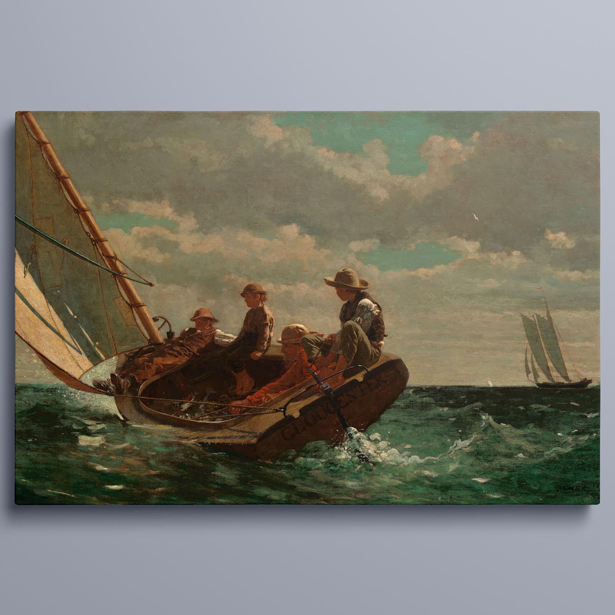 Breezing Up - A Fair Wind by Winslow Homer