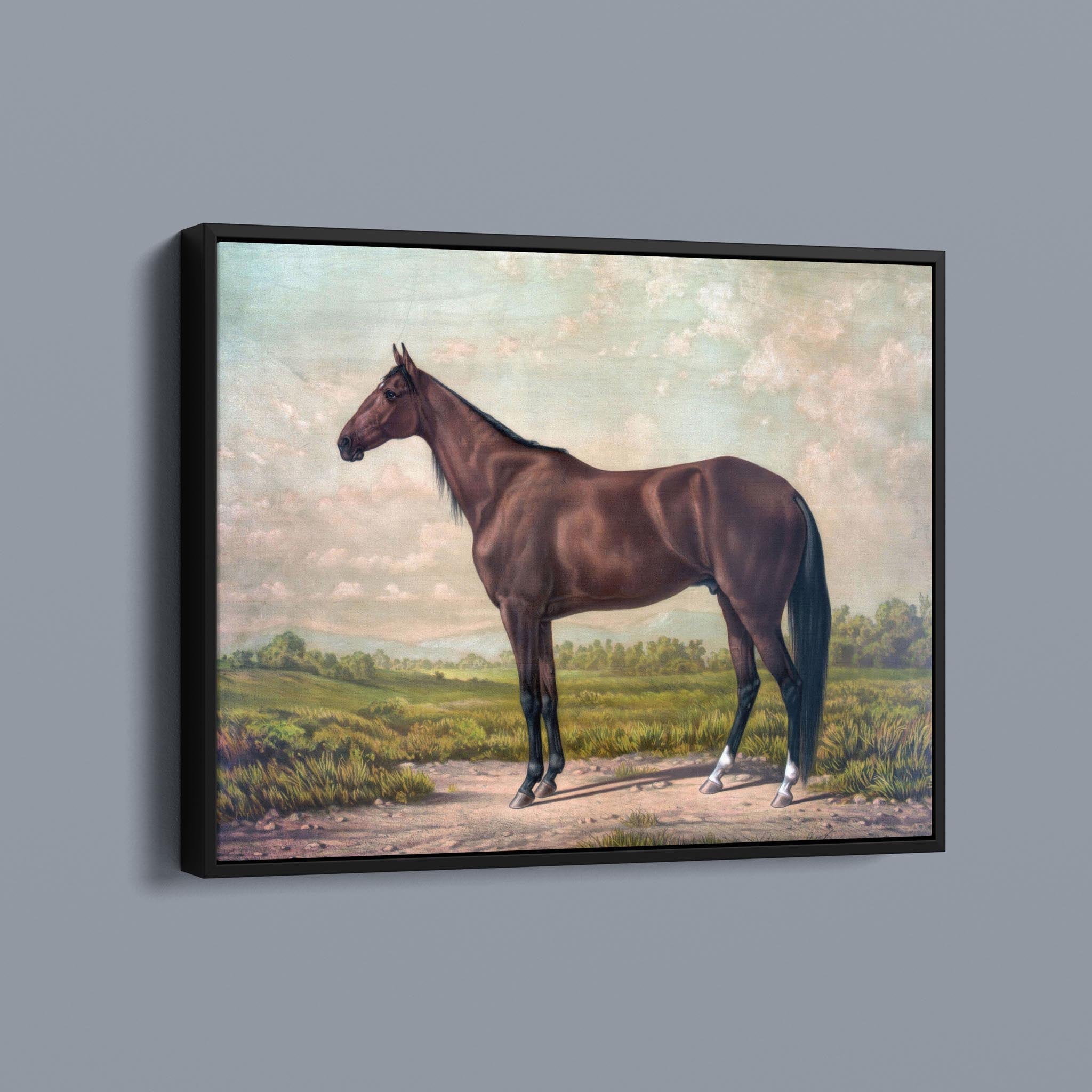 Vintage Horse Painting