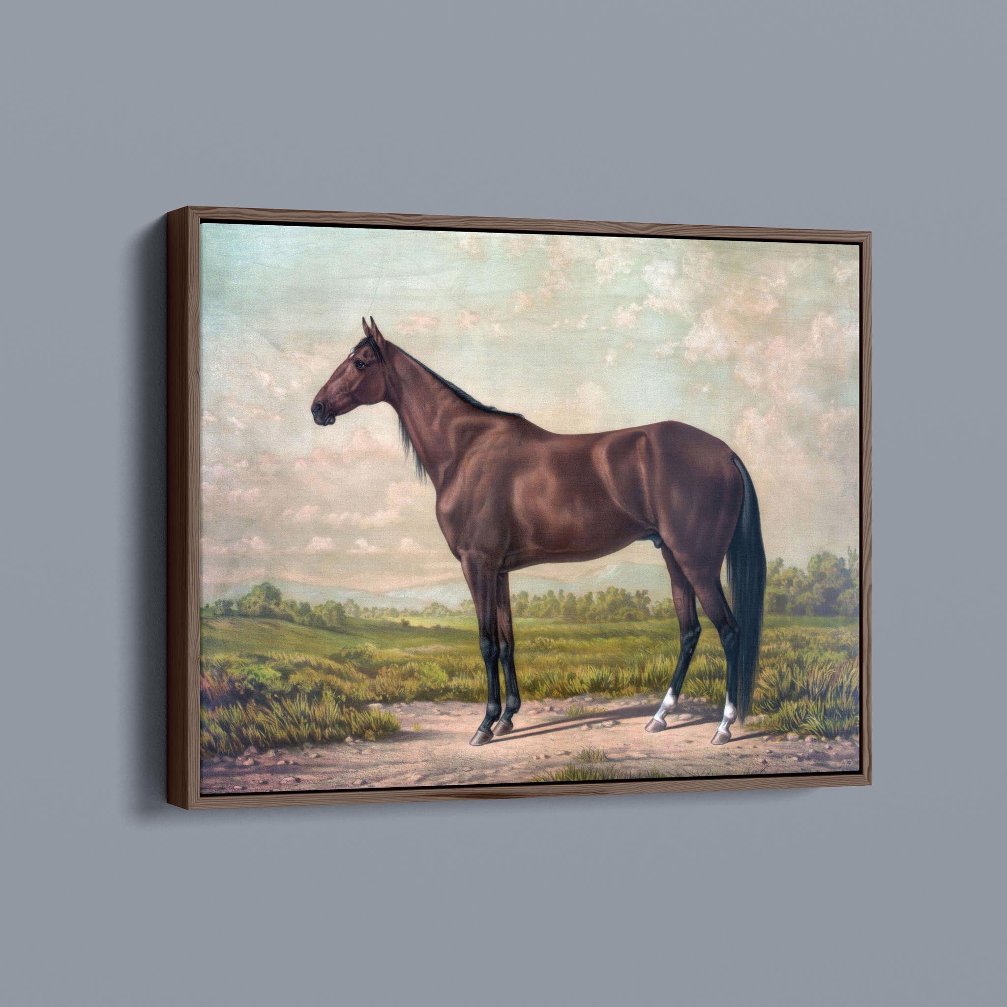 Vintage Horse Painting