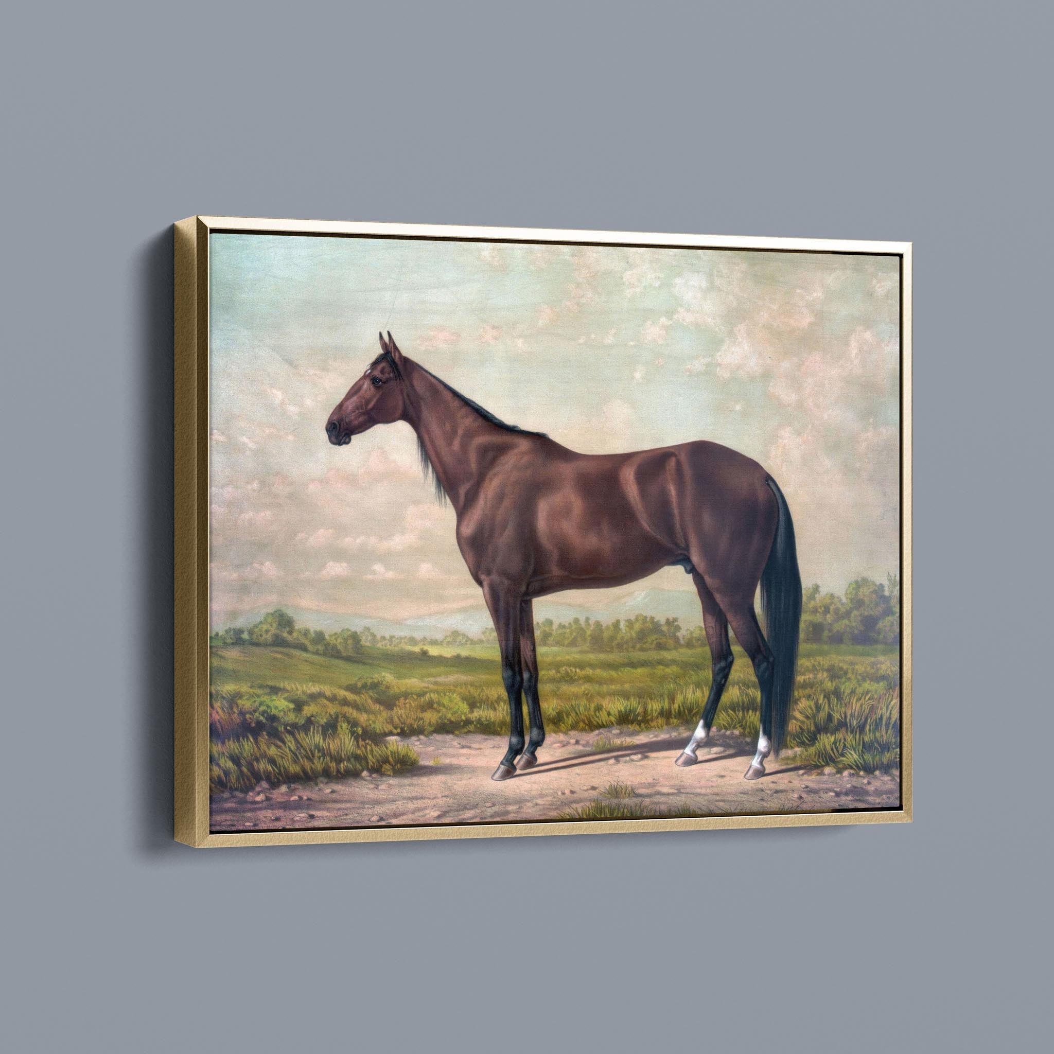 Vintage Horse Painting