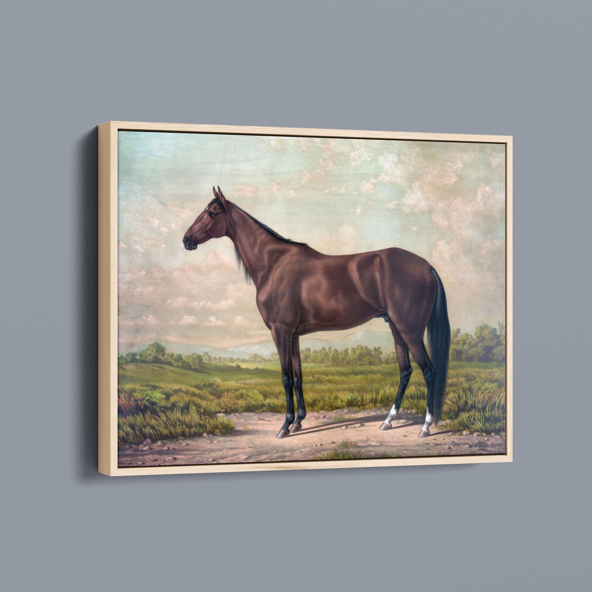 Vintage Horse Painting