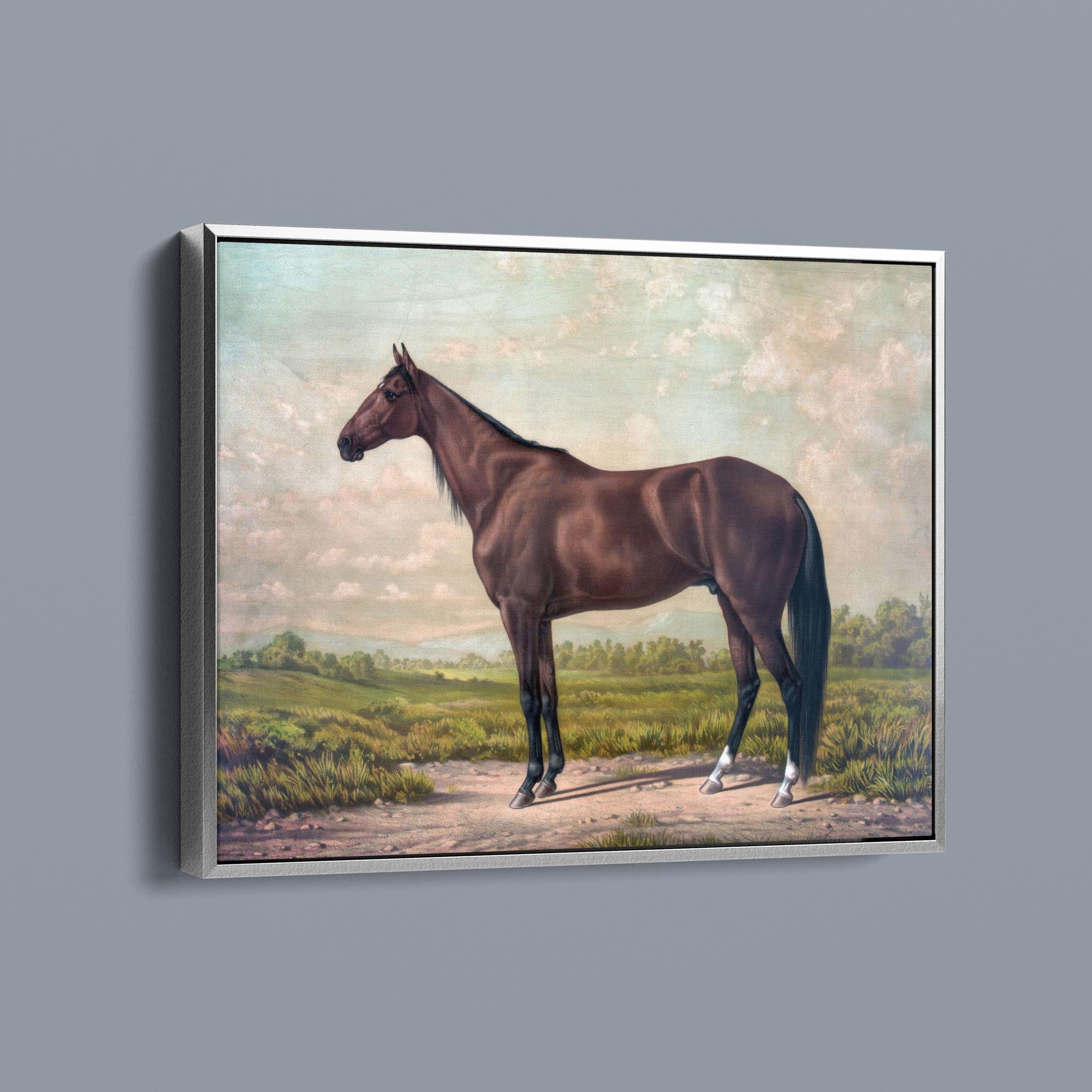 Vintage Horse Painting