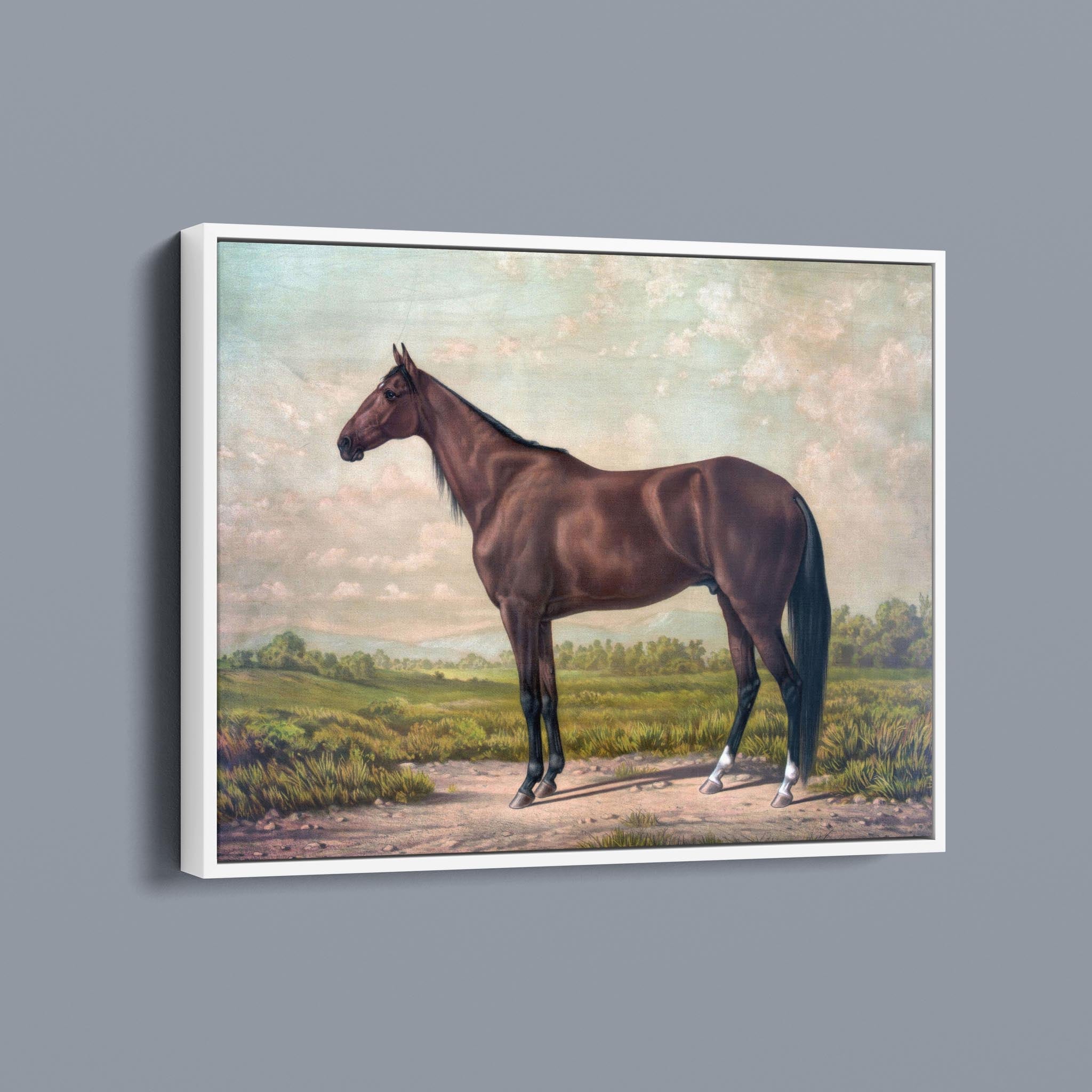 Vintage Horse Painting