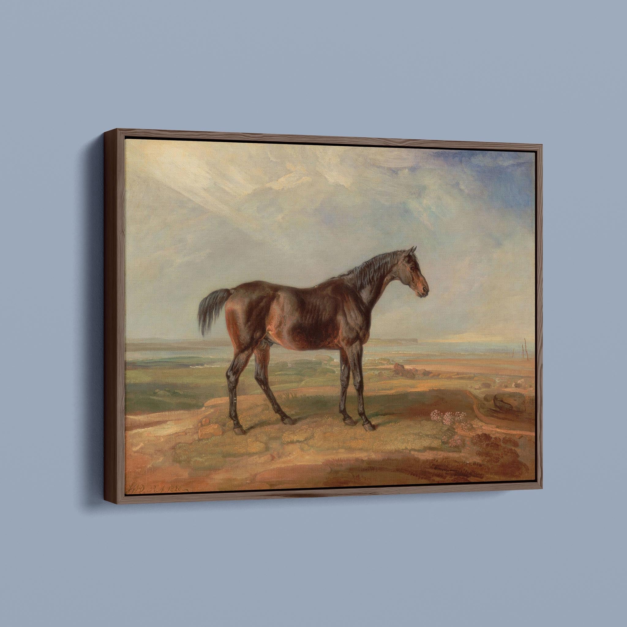 Vintage Horse Painting