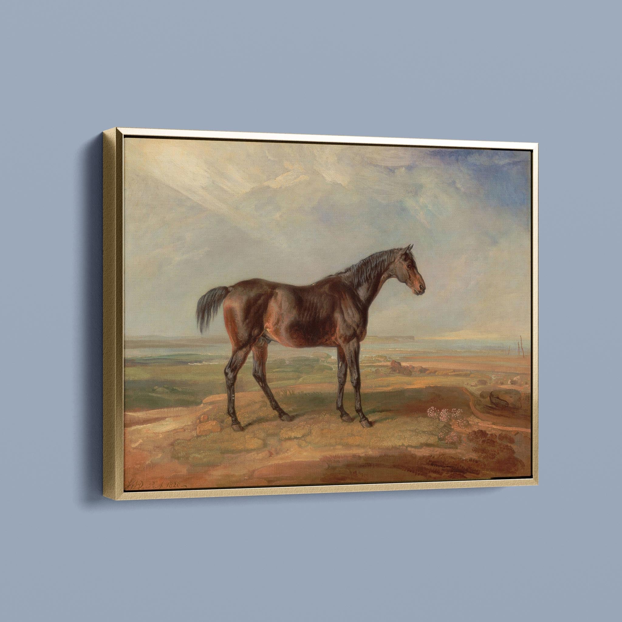 Vintage Horse Painting