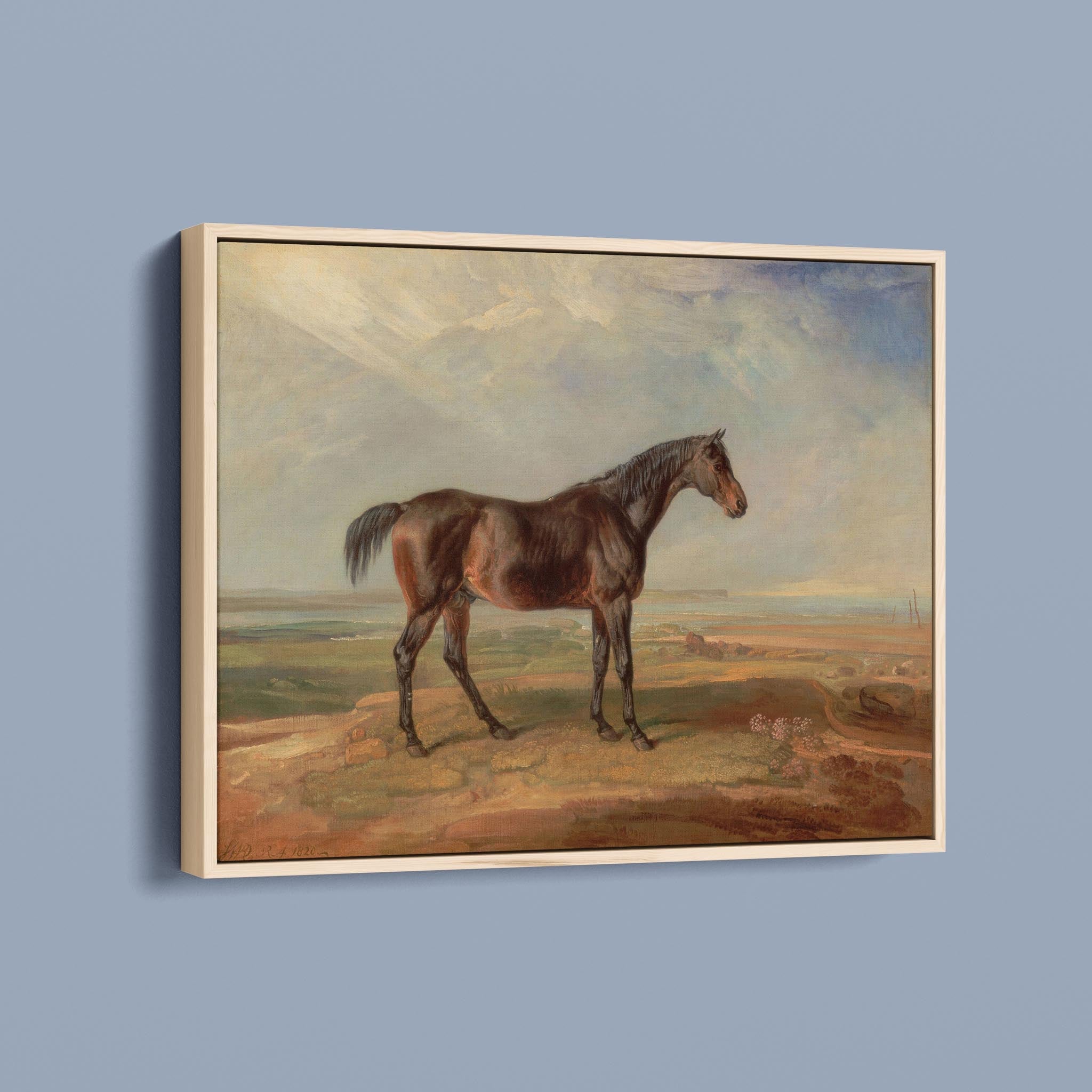Vintage Horse Painting