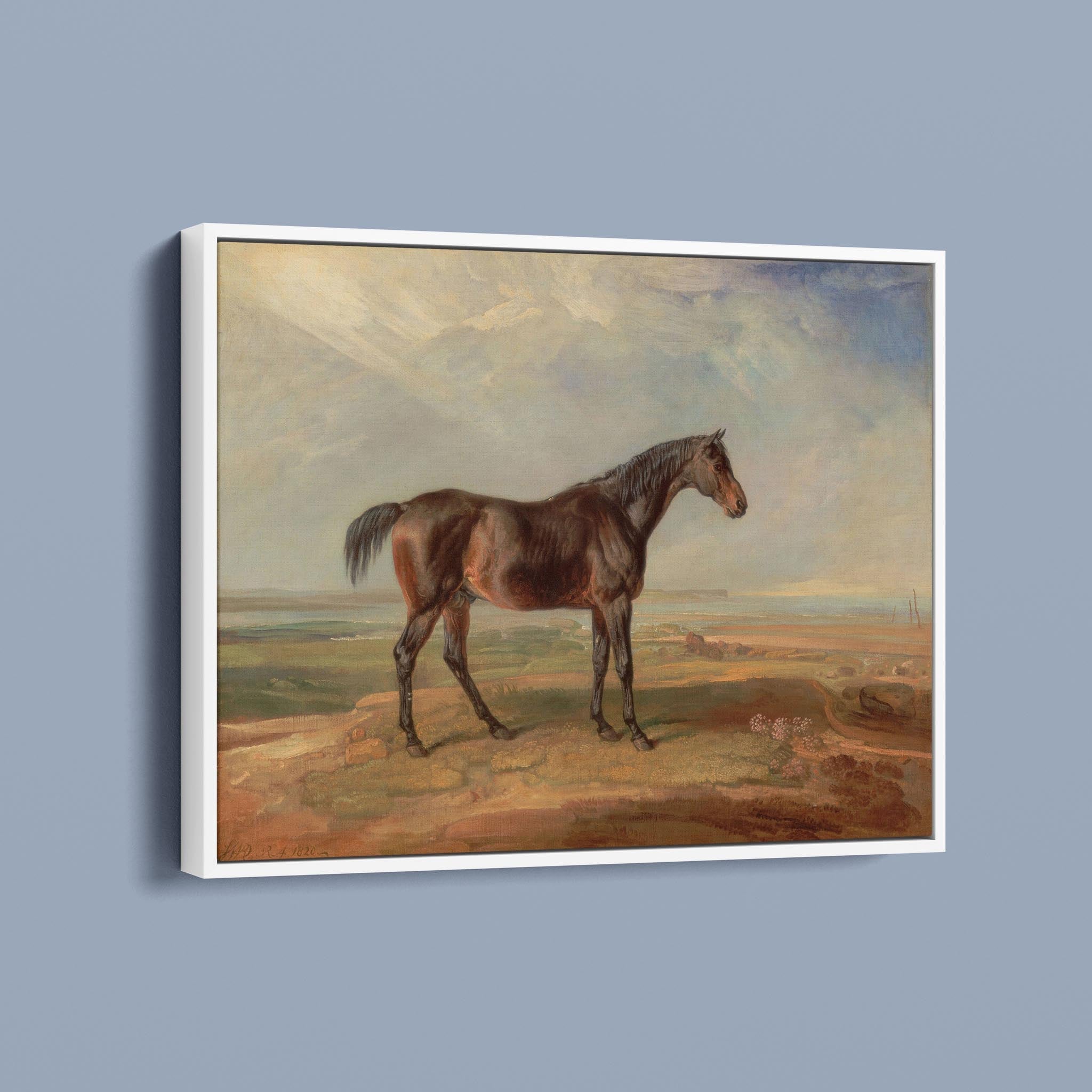 Vintage Horse Painting