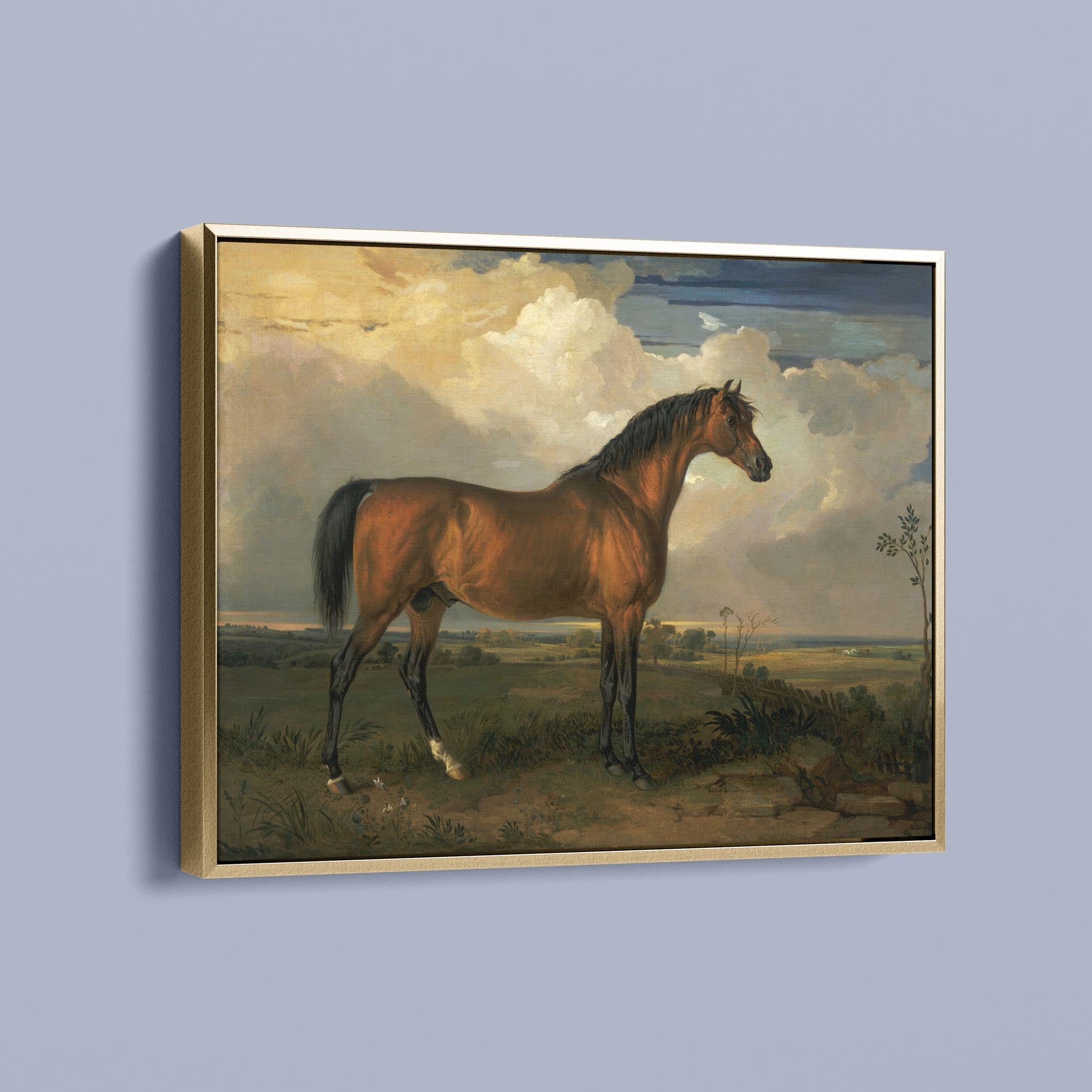 Vintage Horse Painting