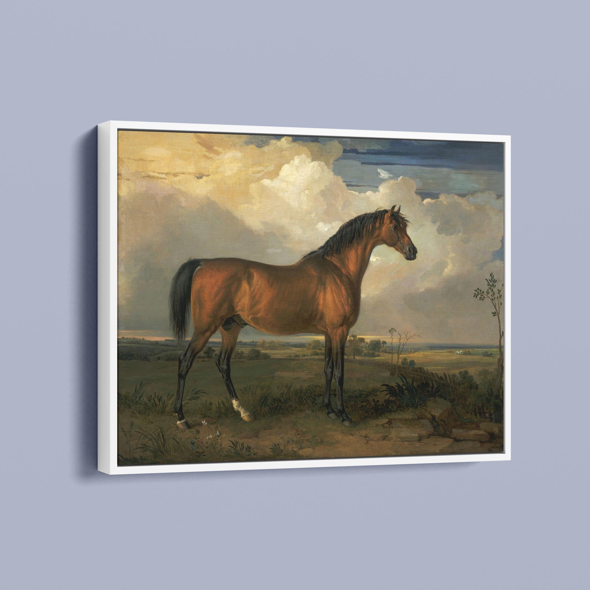 Vintage Horse Painting