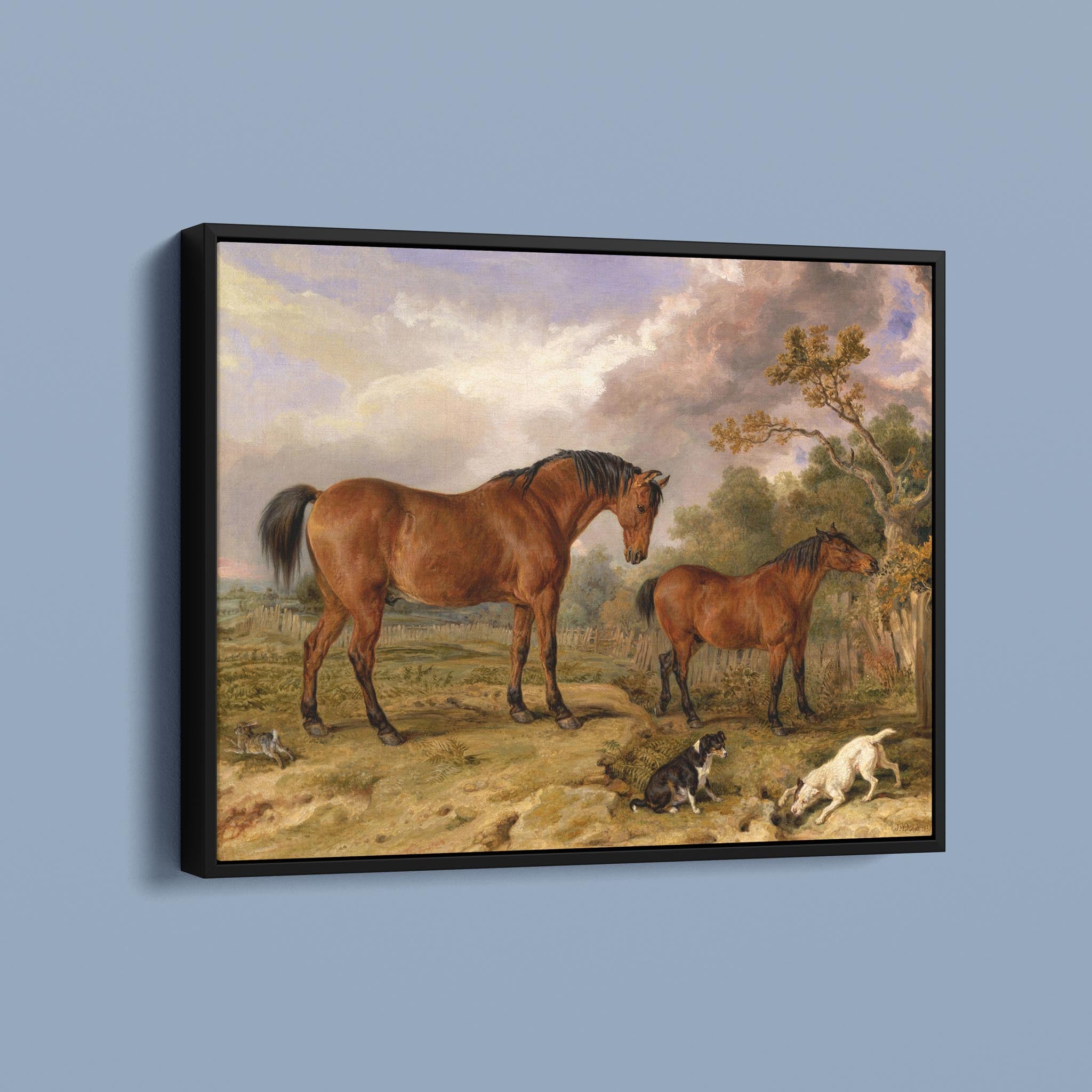 Vintage Horse Painting