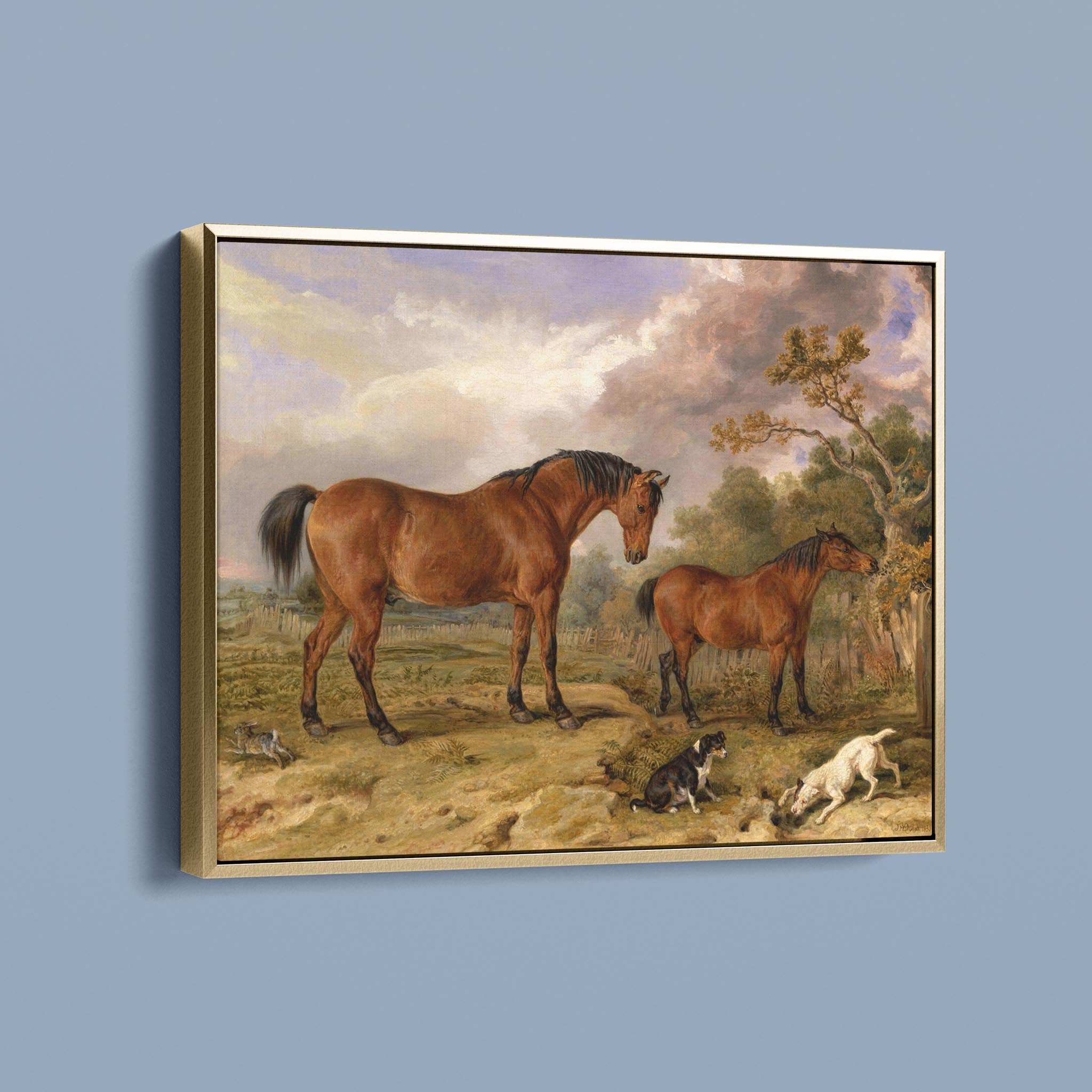 Vintage Horse Painting