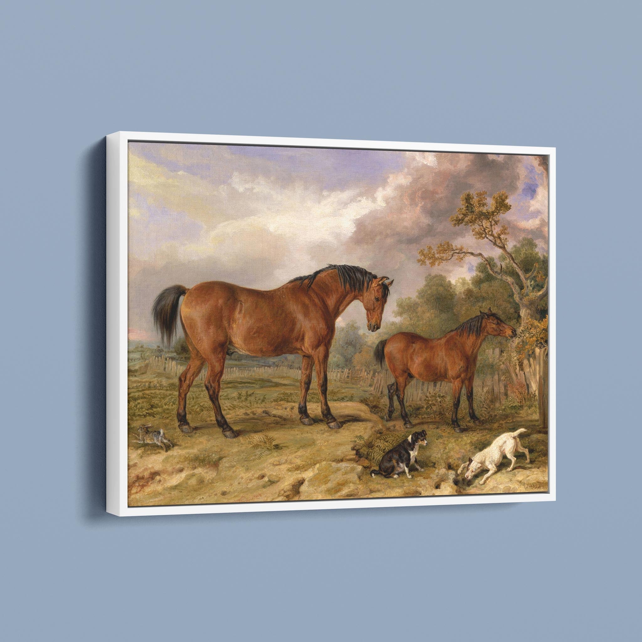 Vintage Horse Painting