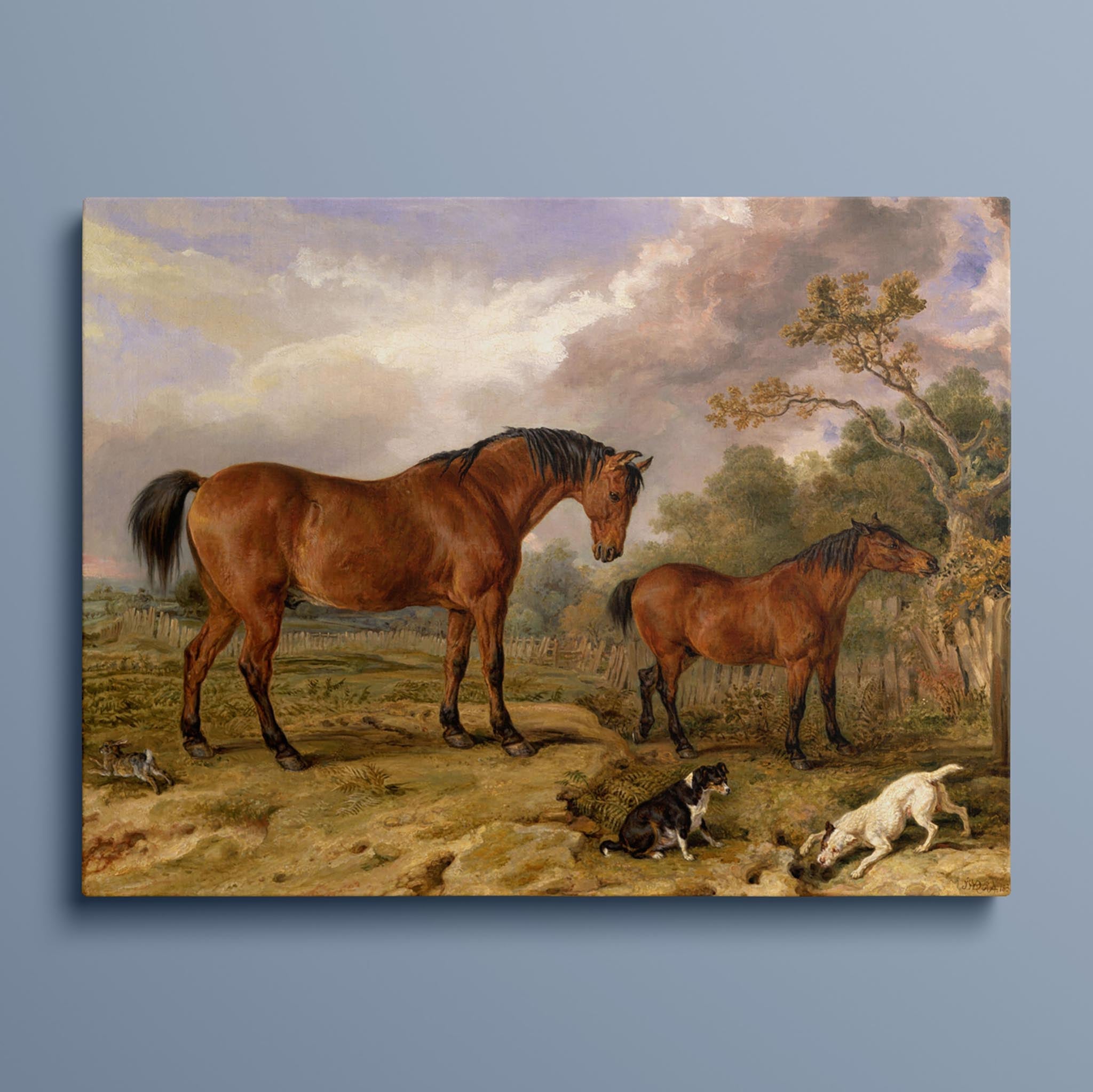 Vintage Horse Painting