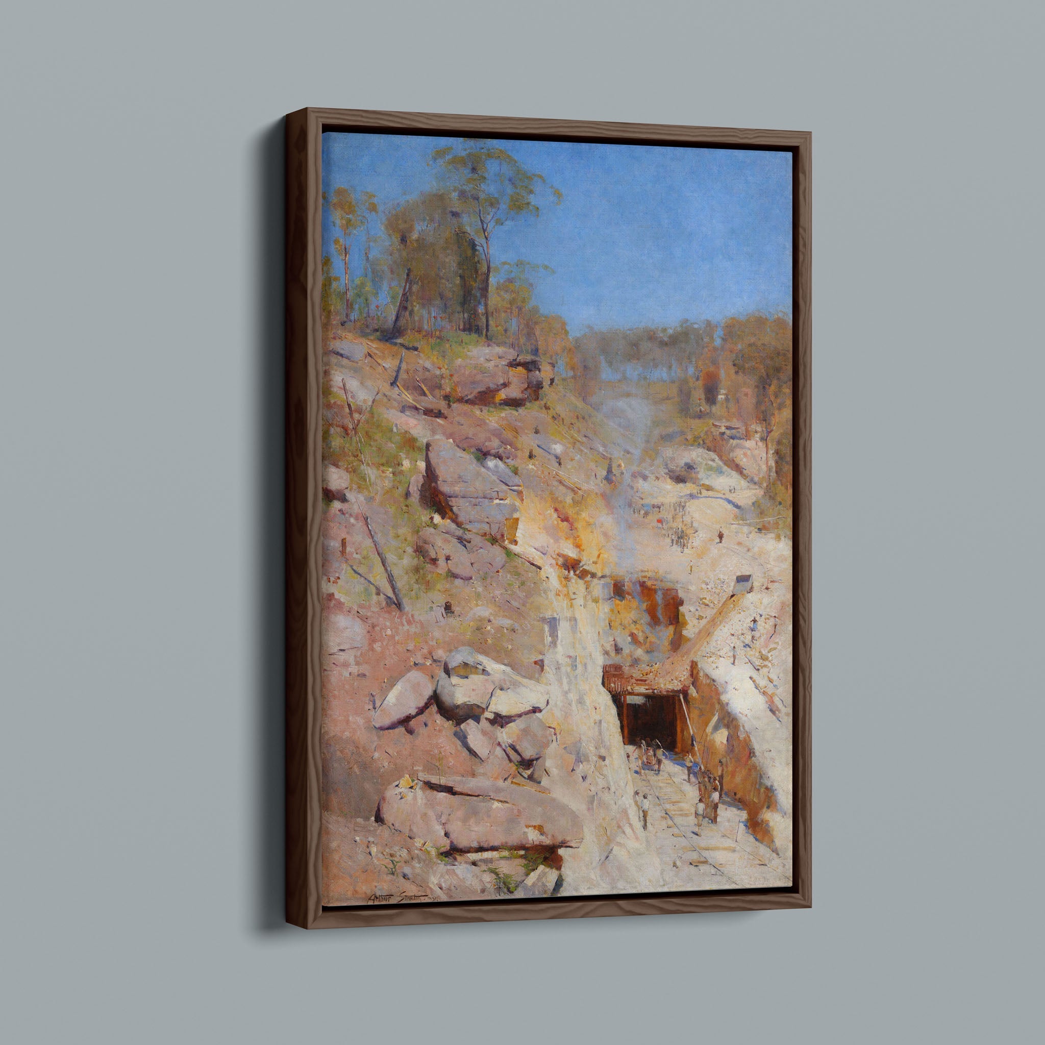Fire's On by Arthur Streeton