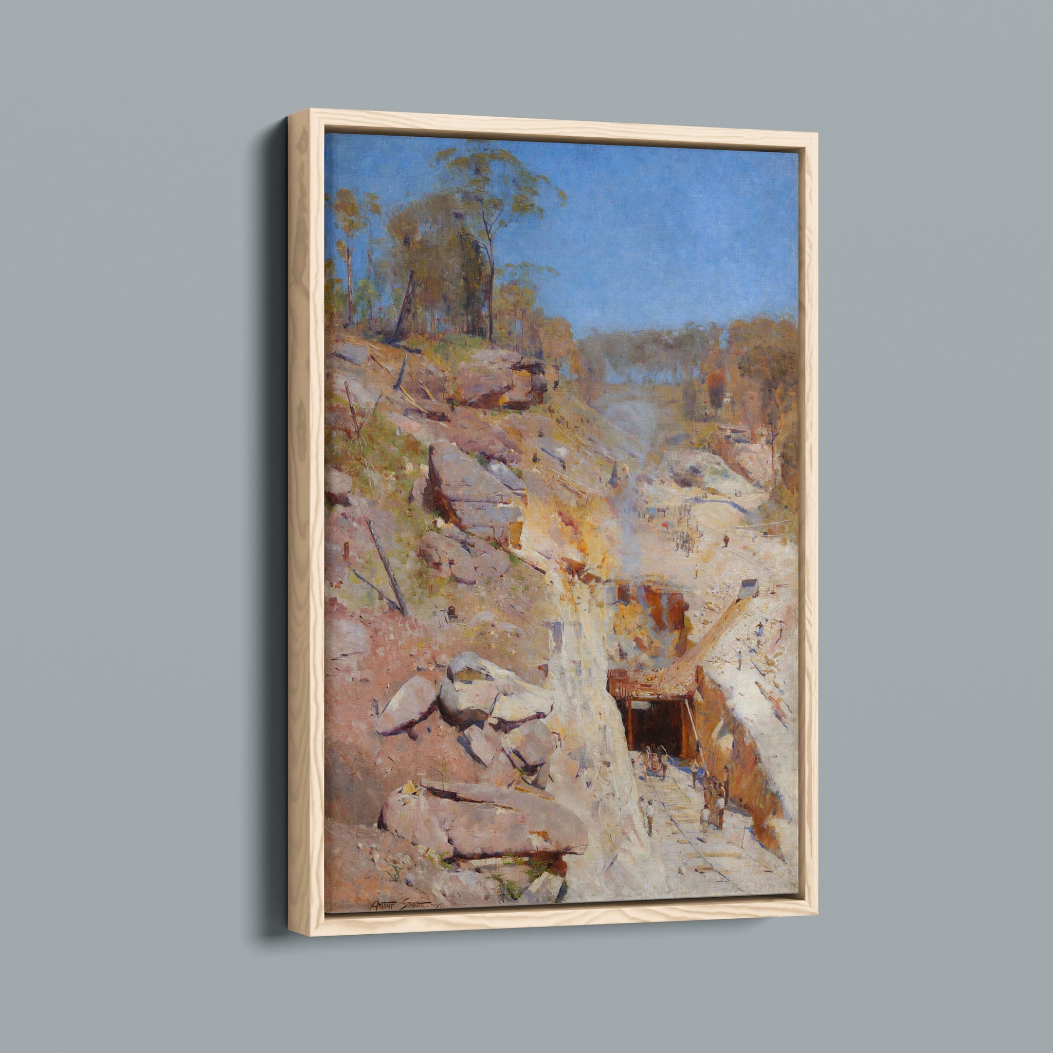 Fire's On by Arthur Streeton