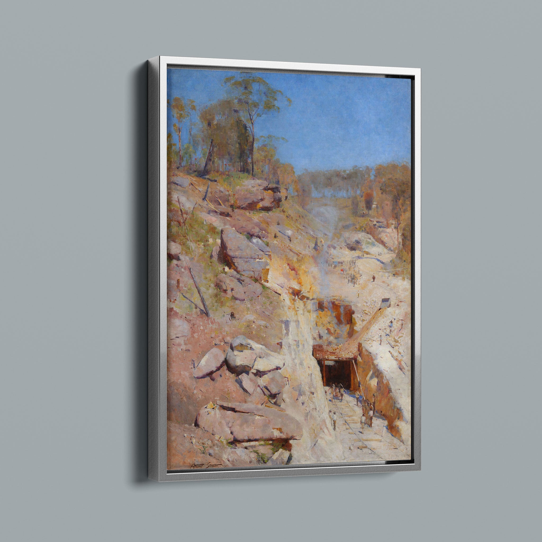 Fire's On by Arthur Streeton