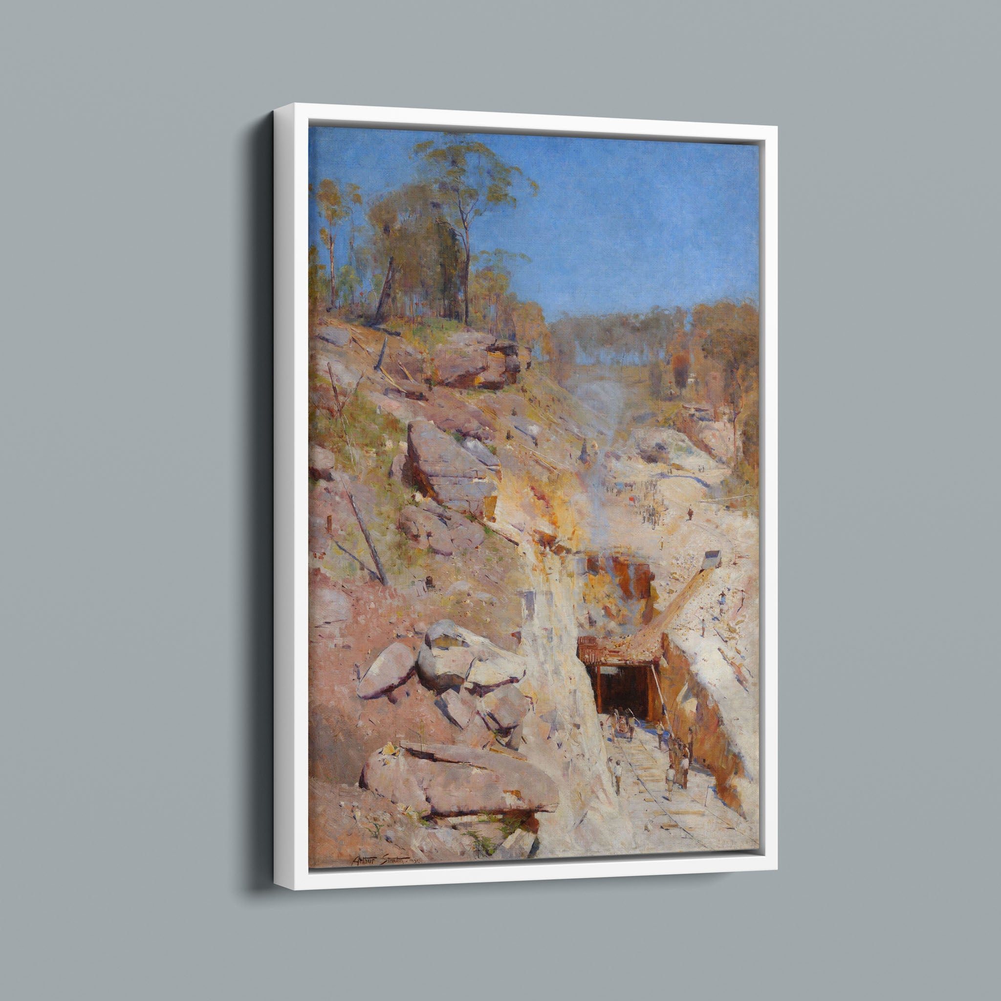 Fire's On by Arthur Streeton