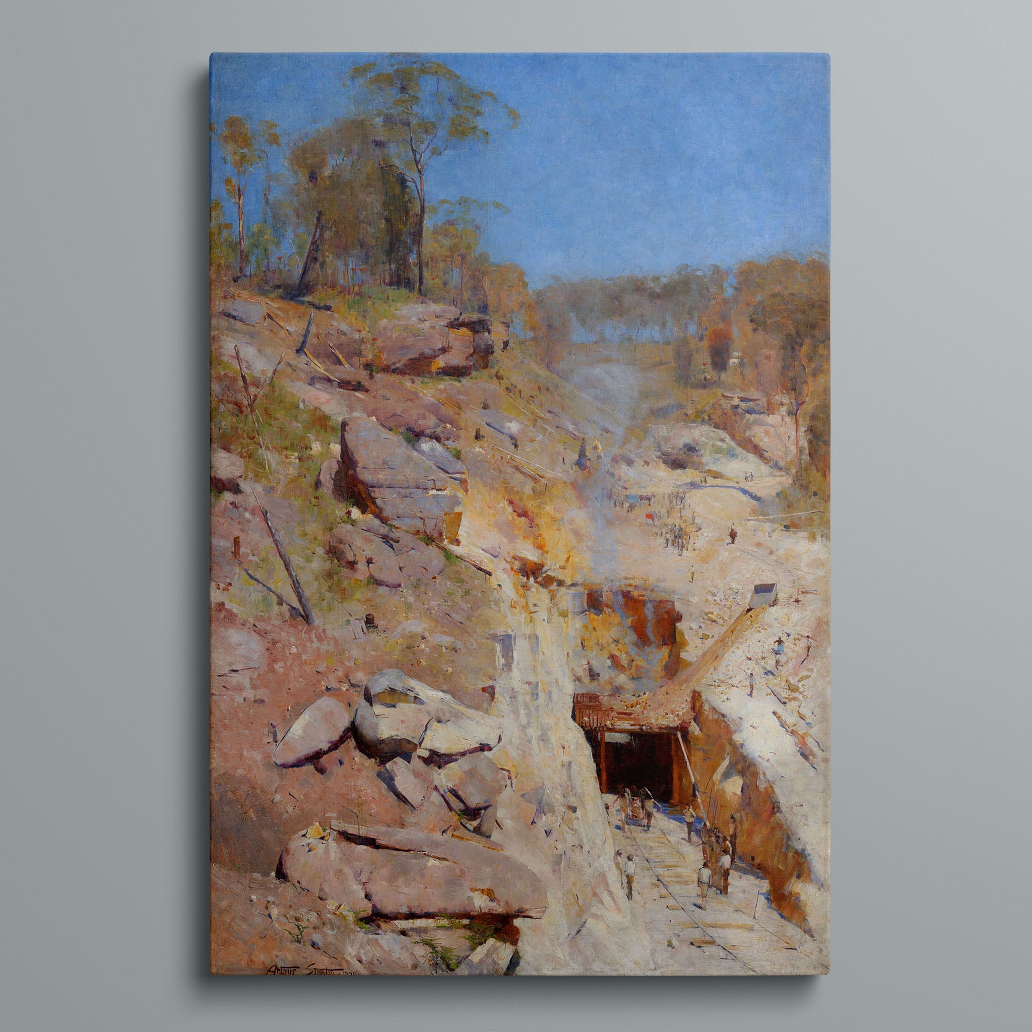 Fire's On by Arthur Streeton