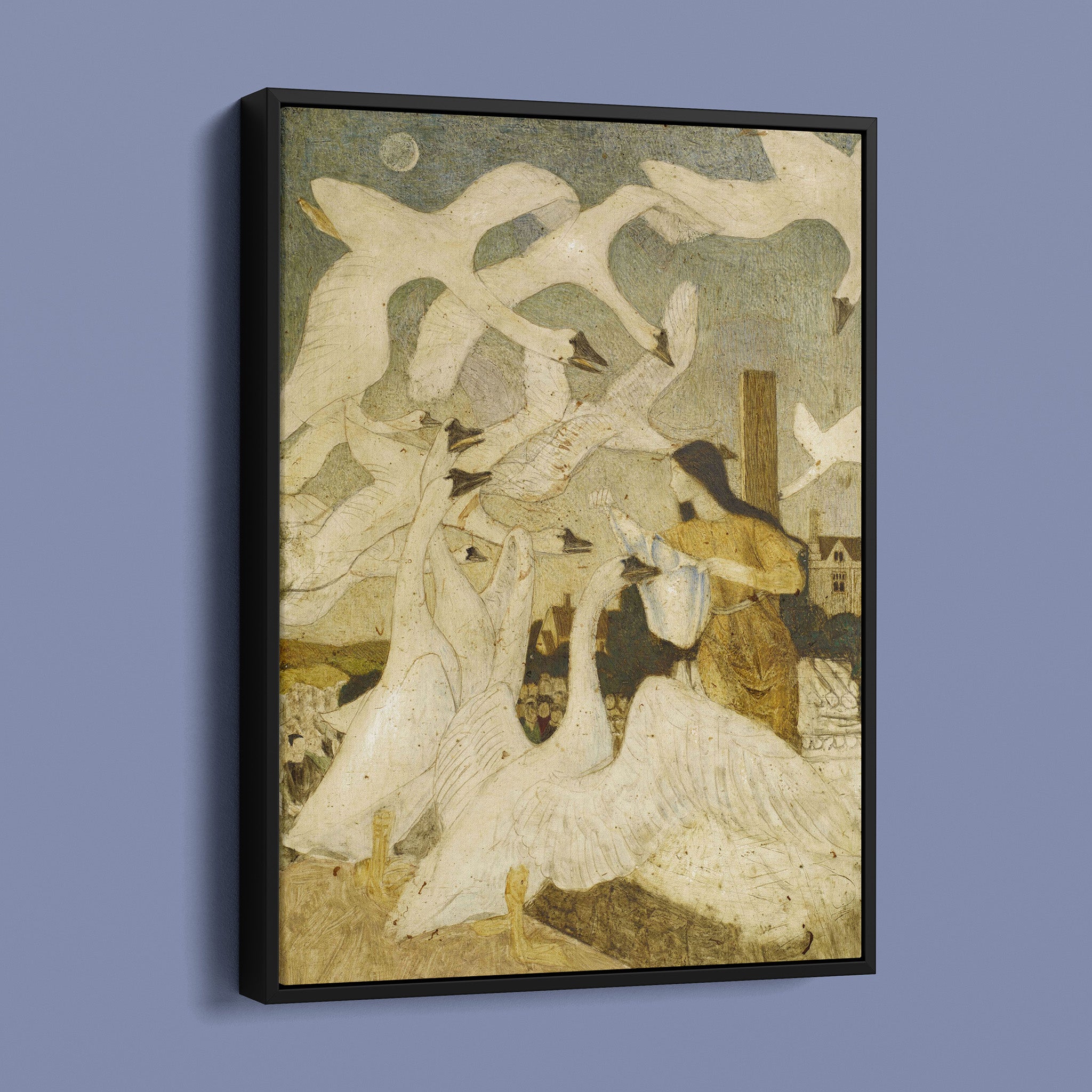 The Wild Swans - Twelve Brothers Turned Into Swans by Arthur Joseph Gaskin