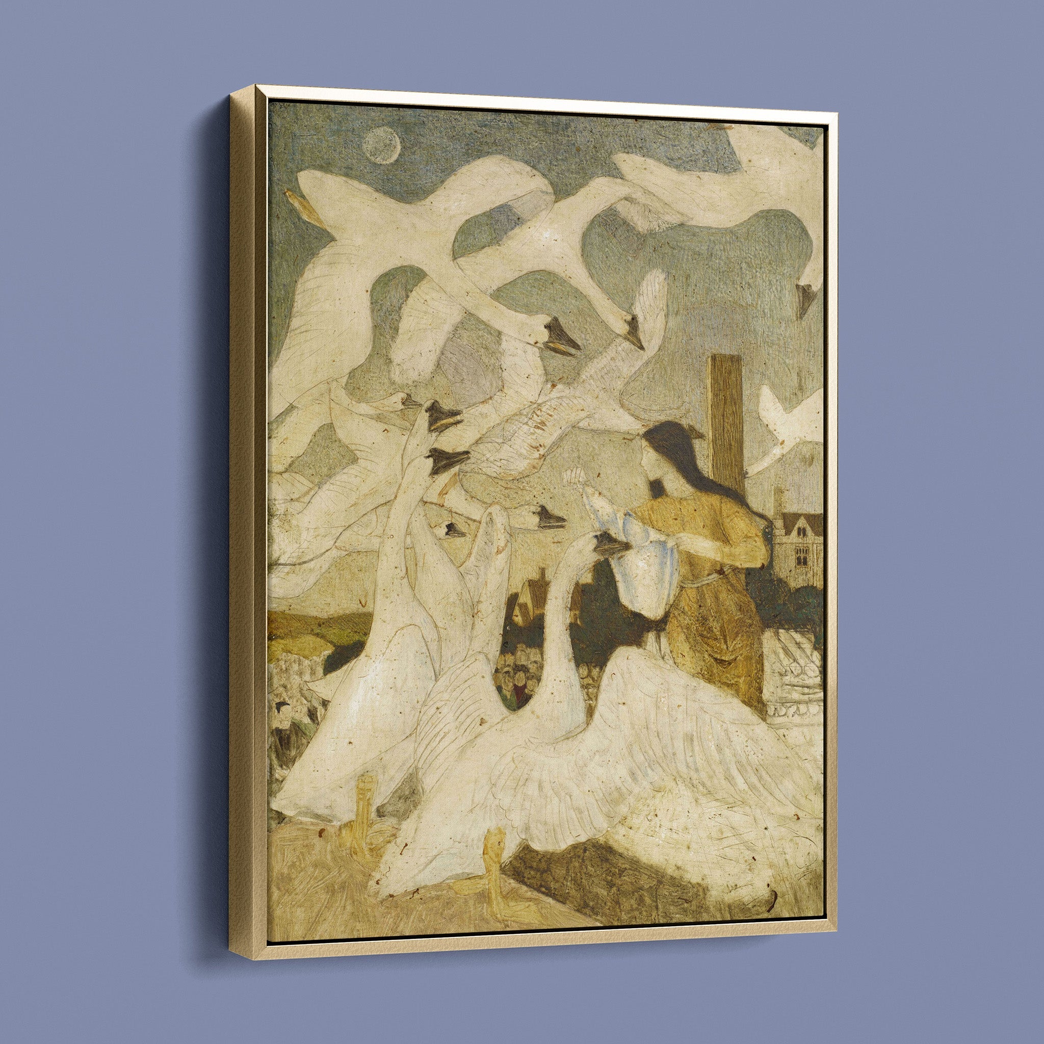 The Wild Swans - Twelve Brothers Turned Into Swans by Arthur Joseph Gaskin