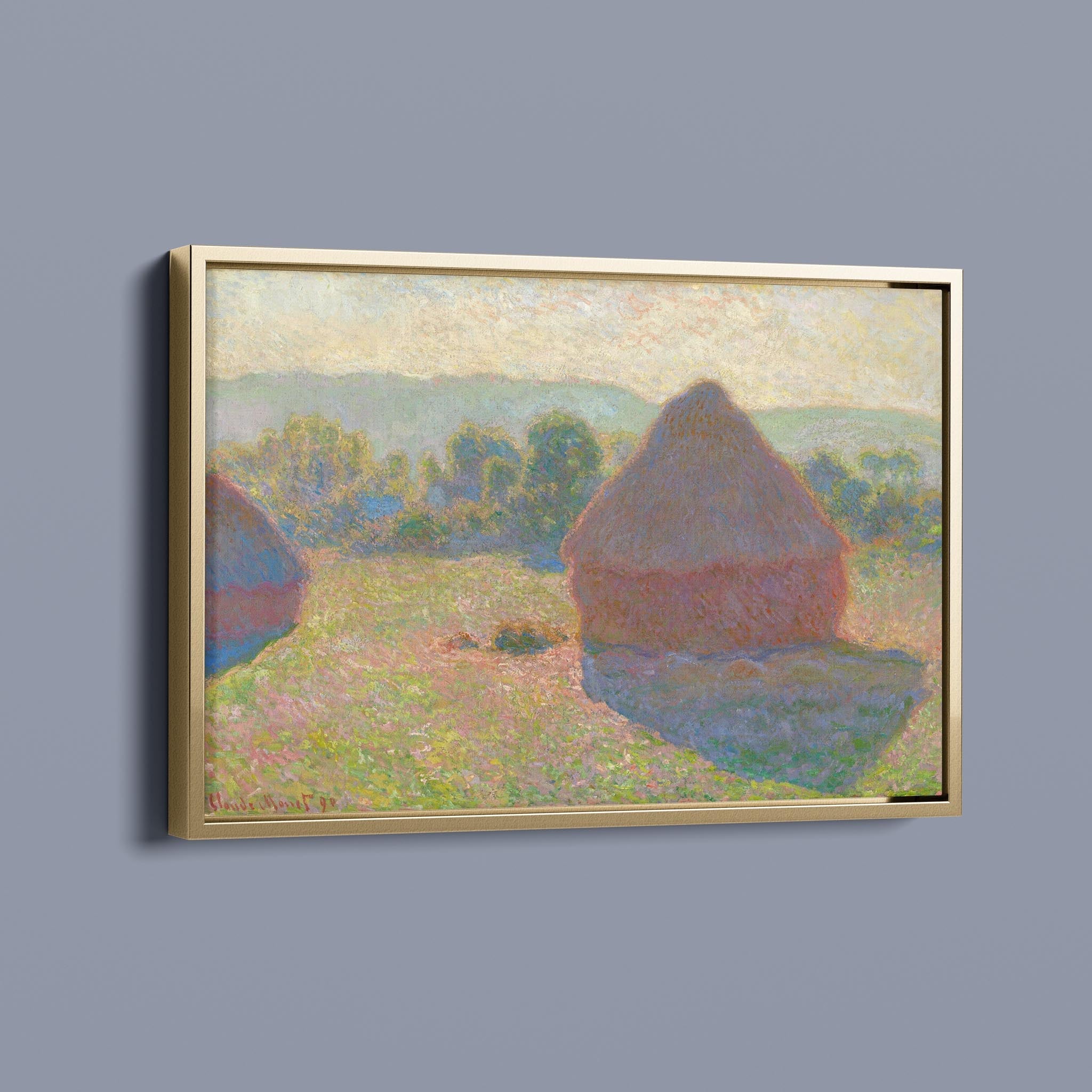 Wheatstacks by Claude Monet - Summer