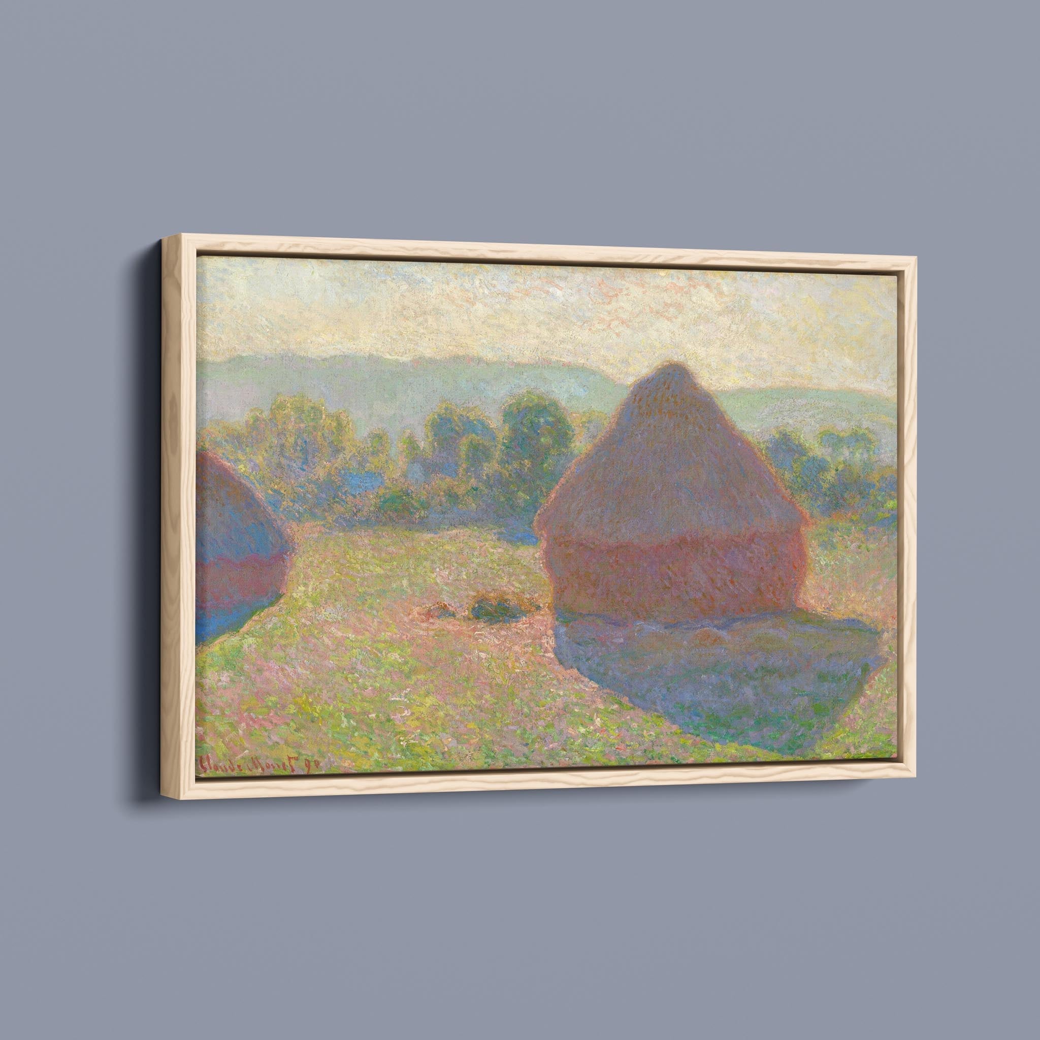 Wheatstacks by Claude Monet - Summer