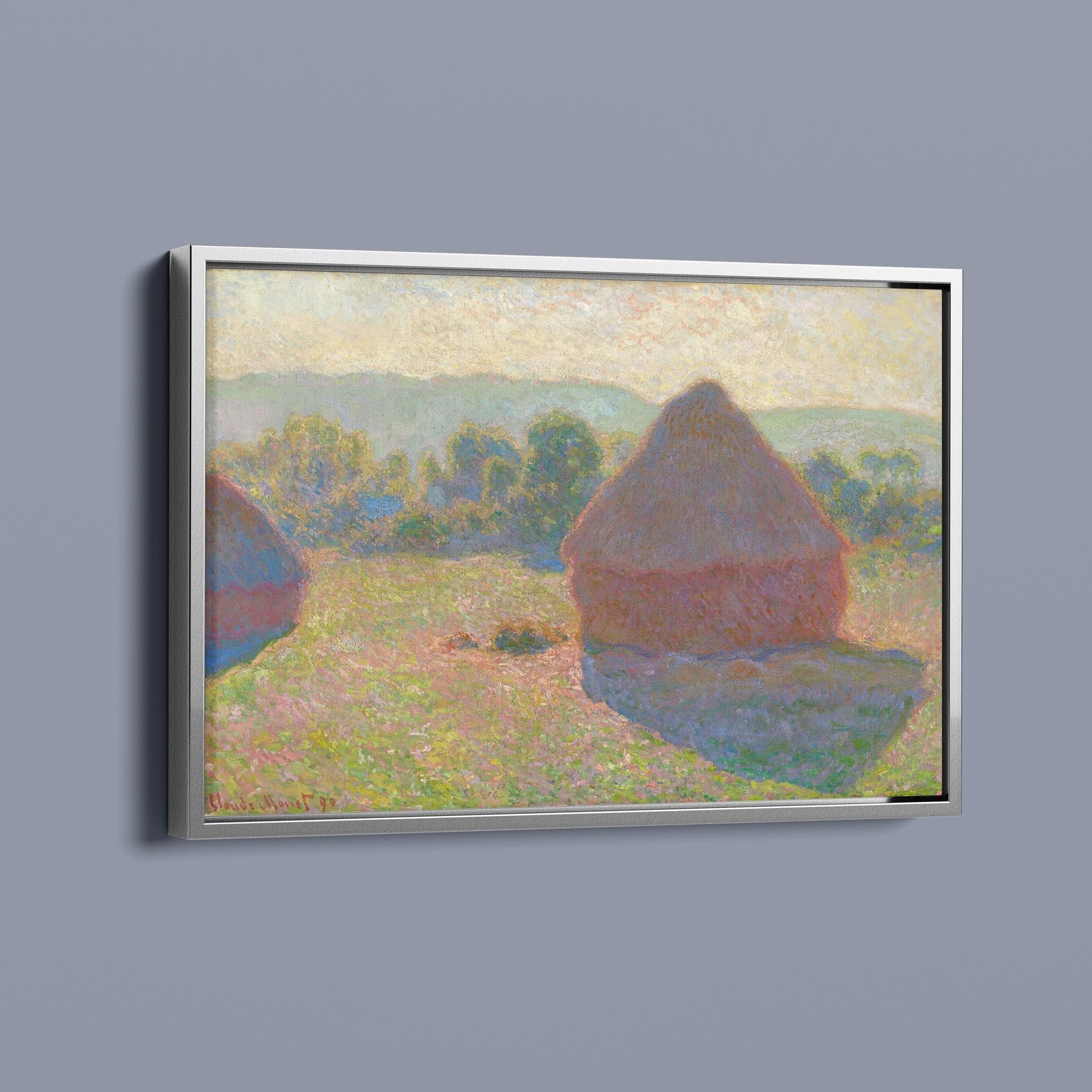 Wheatstacks by Claude Monet - Summer