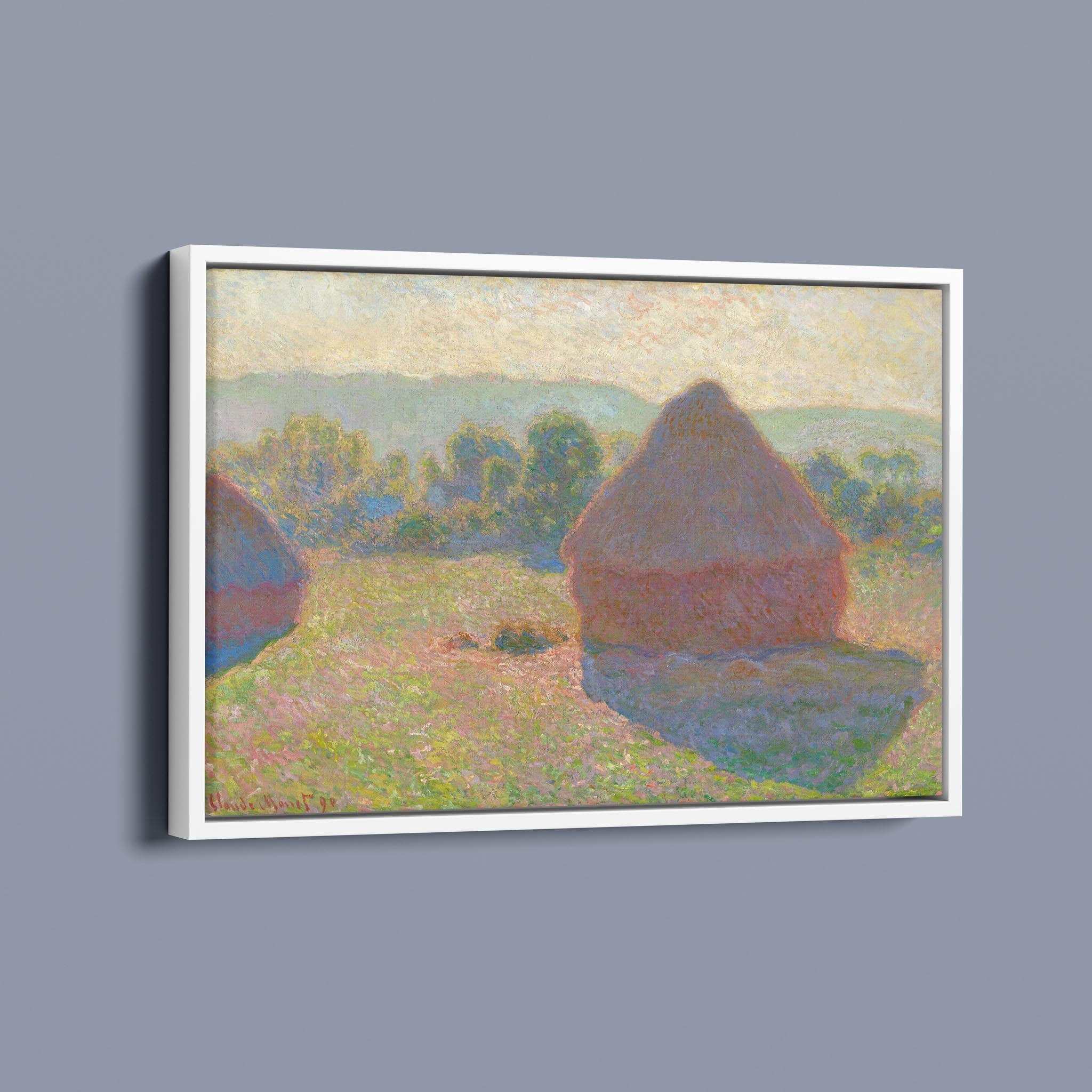 Wheatstacks by Claude Monet - Summer