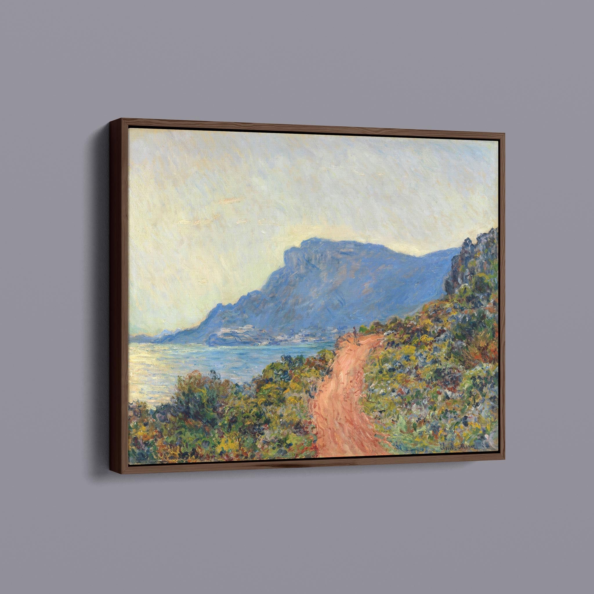 La Corniche Near Monaco by Claude Monet