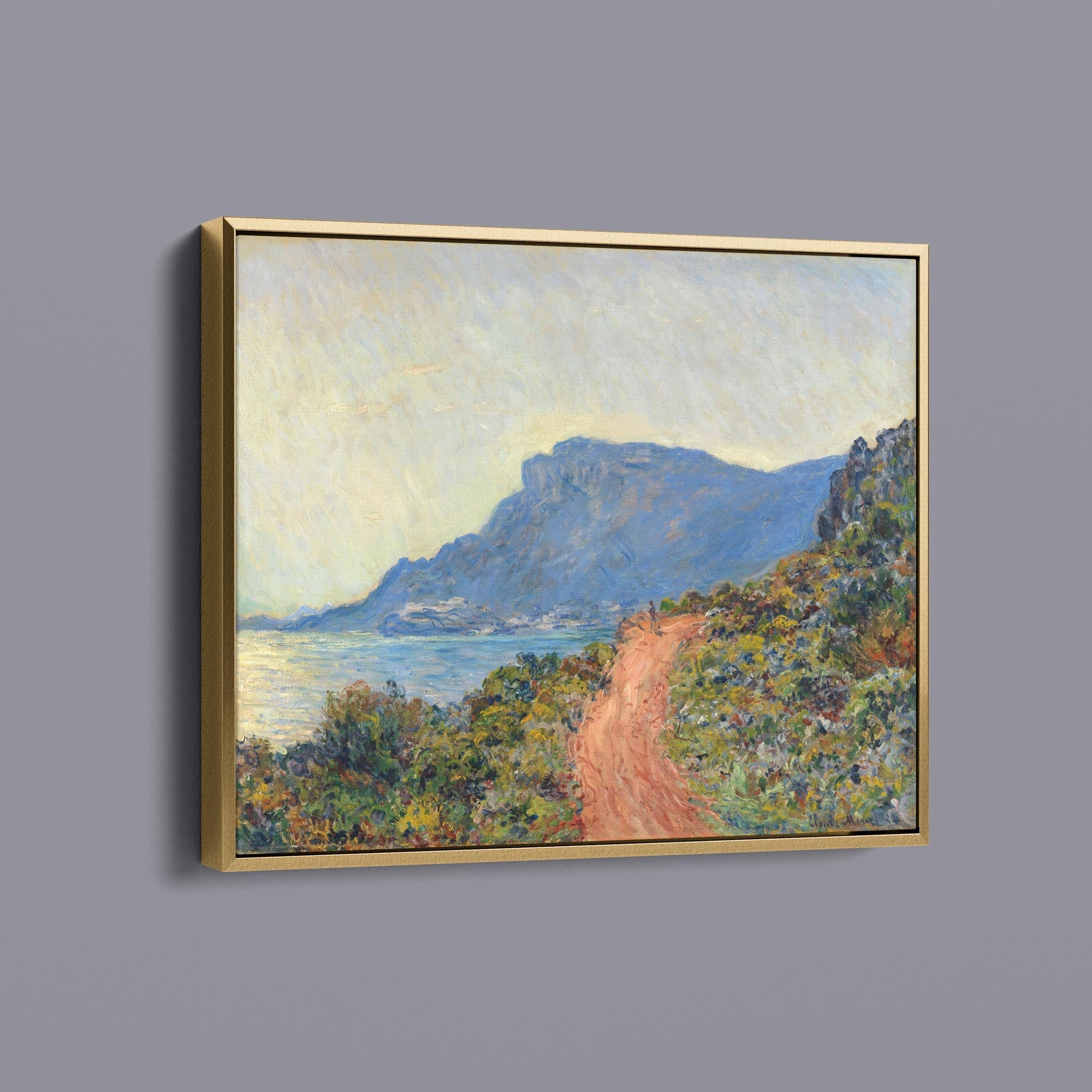 La Corniche Near Monaco by Claude Monet