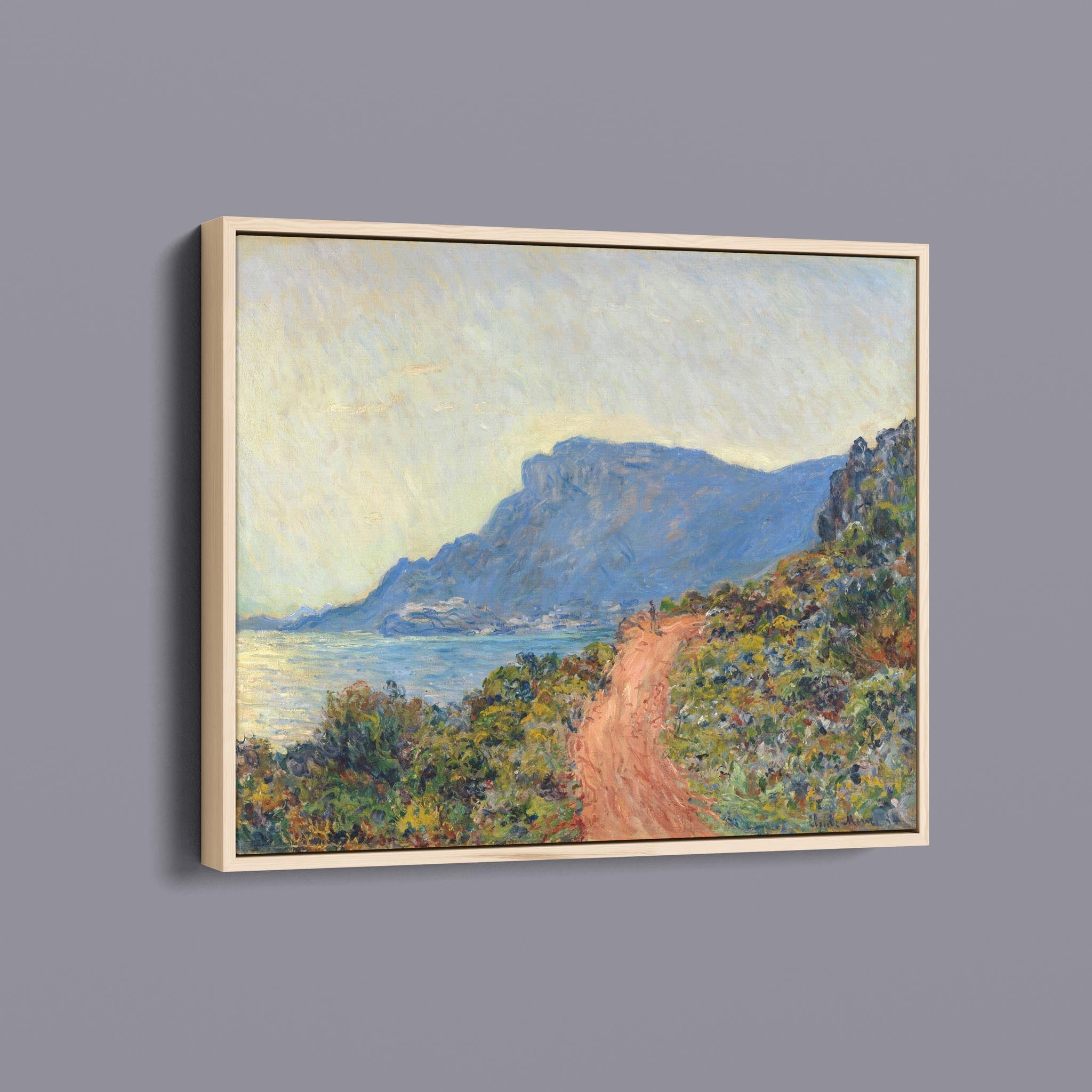 La Corniche Near Monaco by Claude Monet