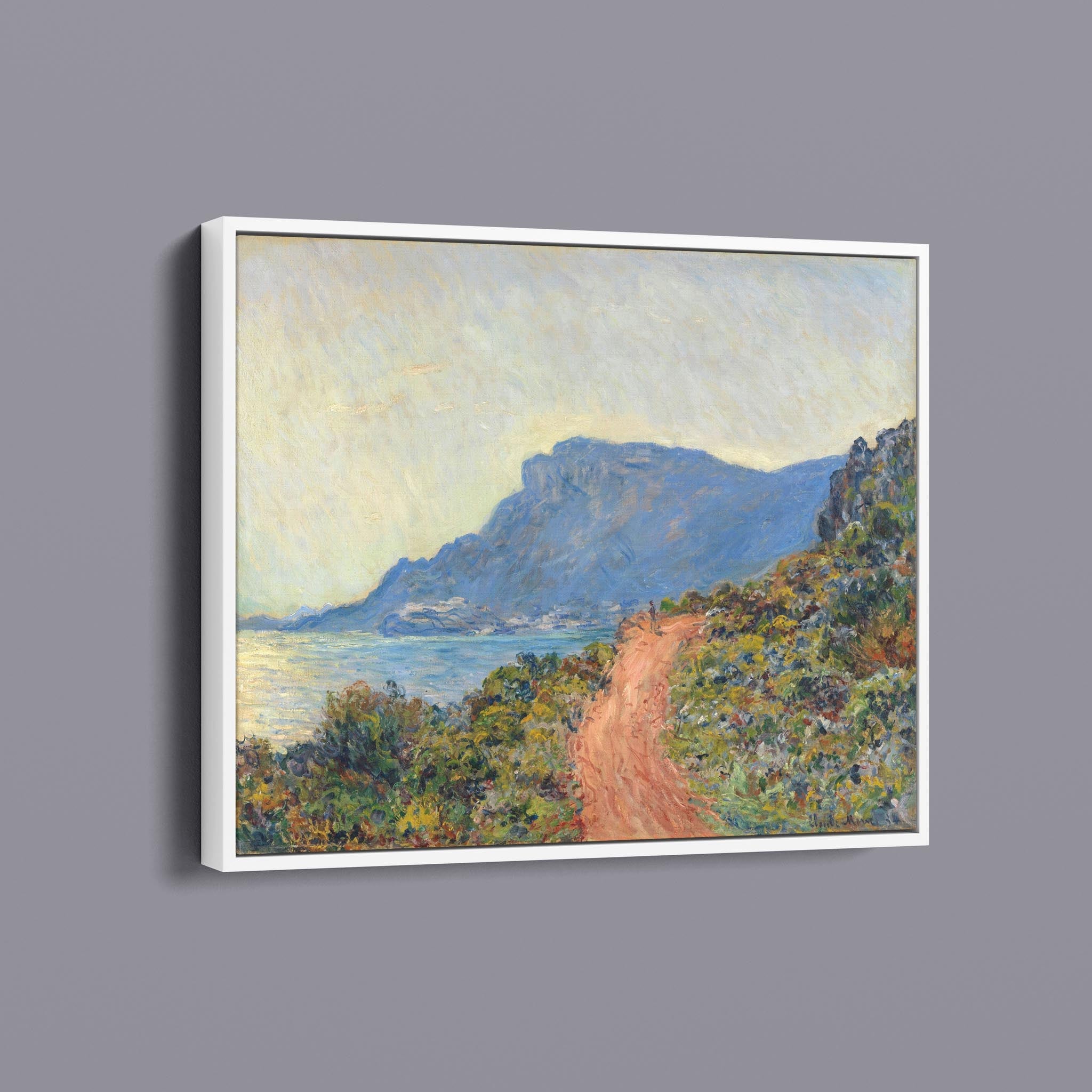 La Corniche Near Monaco by Claude Monet