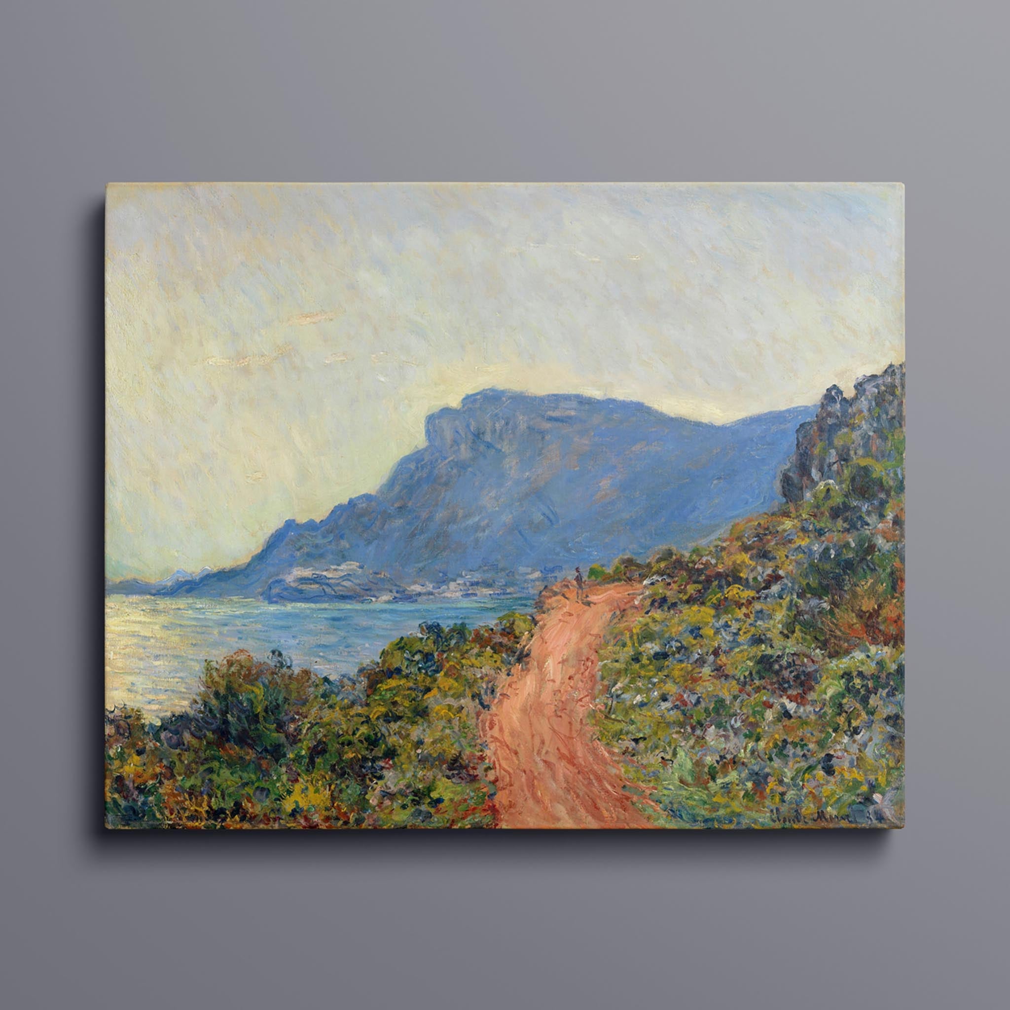 La Corniche Near Monaco by Claude Monet
